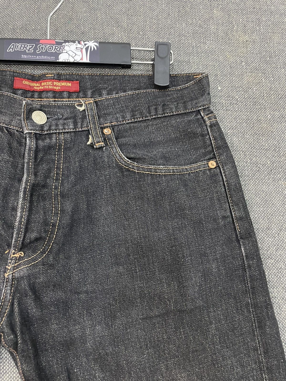 Uniqlo × Vintage Vintage Uniqlo S-002 Selvedge Distressed Regular Fits Jeans Size US 32 / EU 48 - 2 Thumbnail
