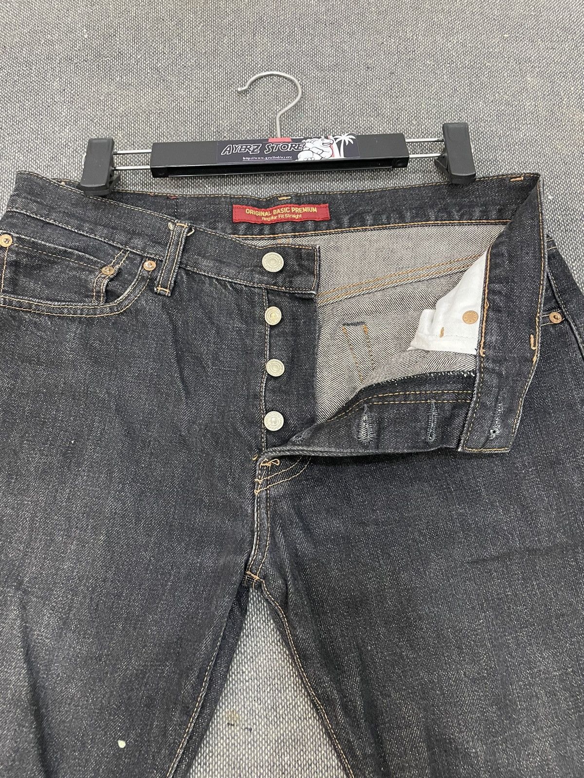 Uniqlo × Vintage Vintage Uniqlo S-002 Selvedge Distressed Regular Fits Jeans Size US 32 / EU 48 - 4 Thumbnail