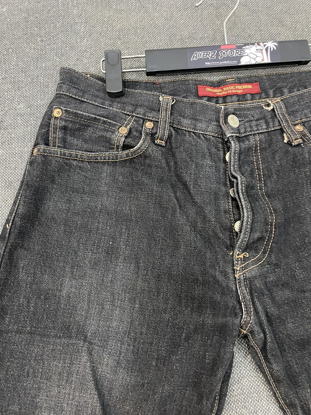 Uniqlo × Vintage Vintage Uniqlo S-002 Selvedge Distressed Regular Fits Jeans Size US 32 / EU 48 - 3 Thumbnail