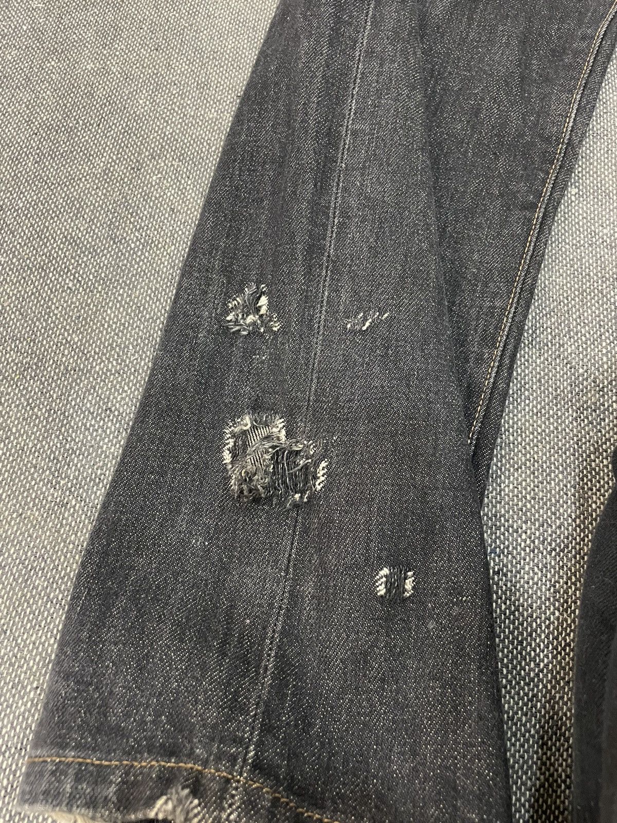 Uniqlo × Vintage Vintage Uniqlo S-002 Selvedge Distressed Regular Fits Jeans Size US 32 / EU 48 - 8 Thumbnail