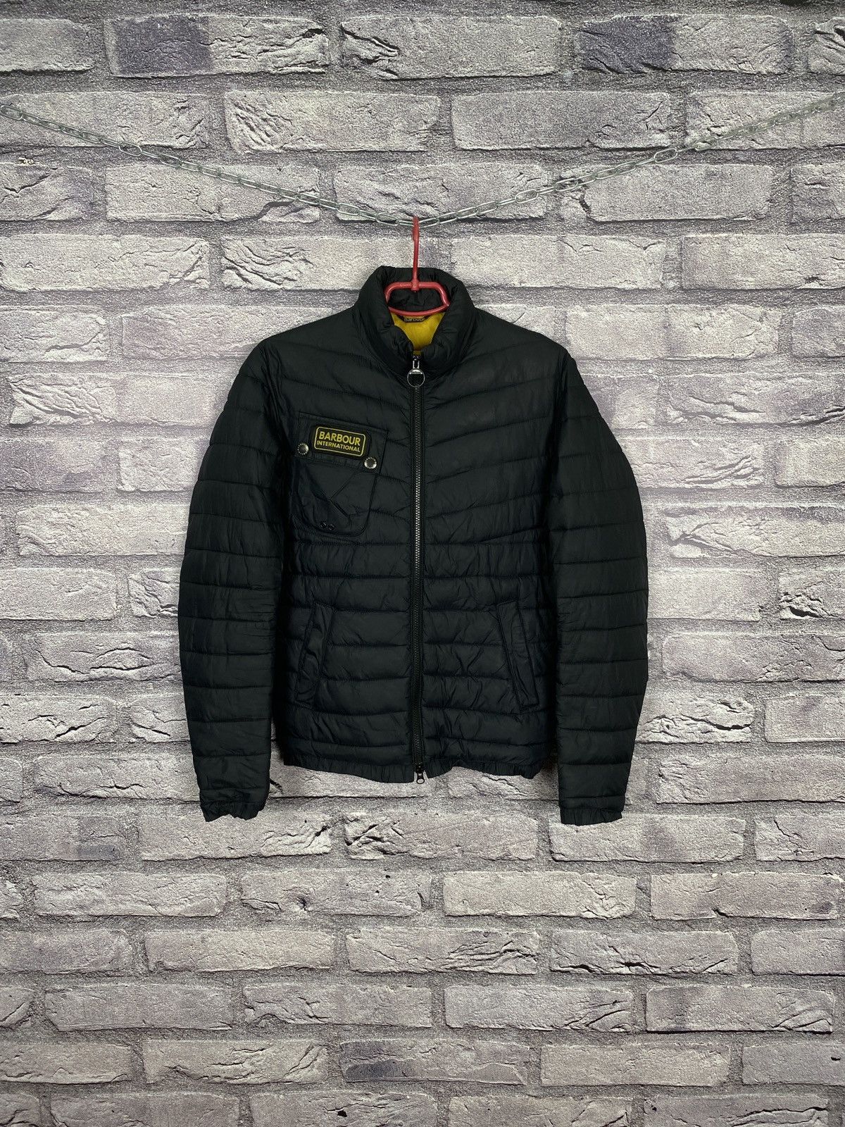 Vintage down jacket Barbour International y2k rare fibre