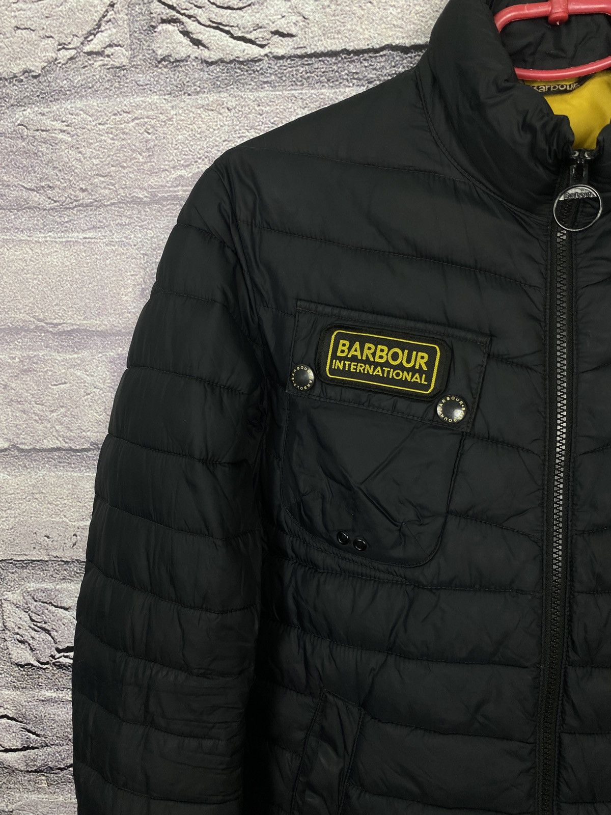 Barbour Vintage down jacket Barbour International y2k rare fibre Size US S / EU 44-46 / 1 - 3 Thumbnail