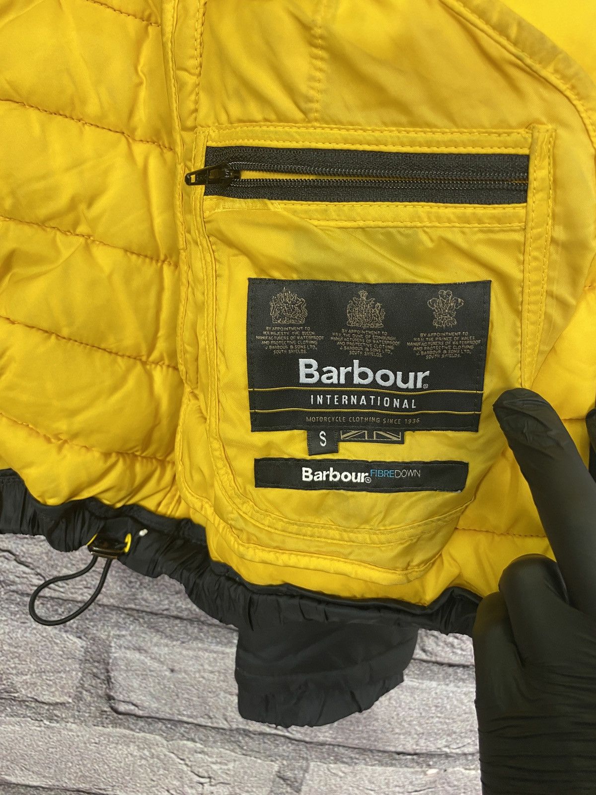 Barbour Vintage down jacket Barbour International y2k rare fibre Size US S / EU 44-46 / 1 - 10 Thumbnail