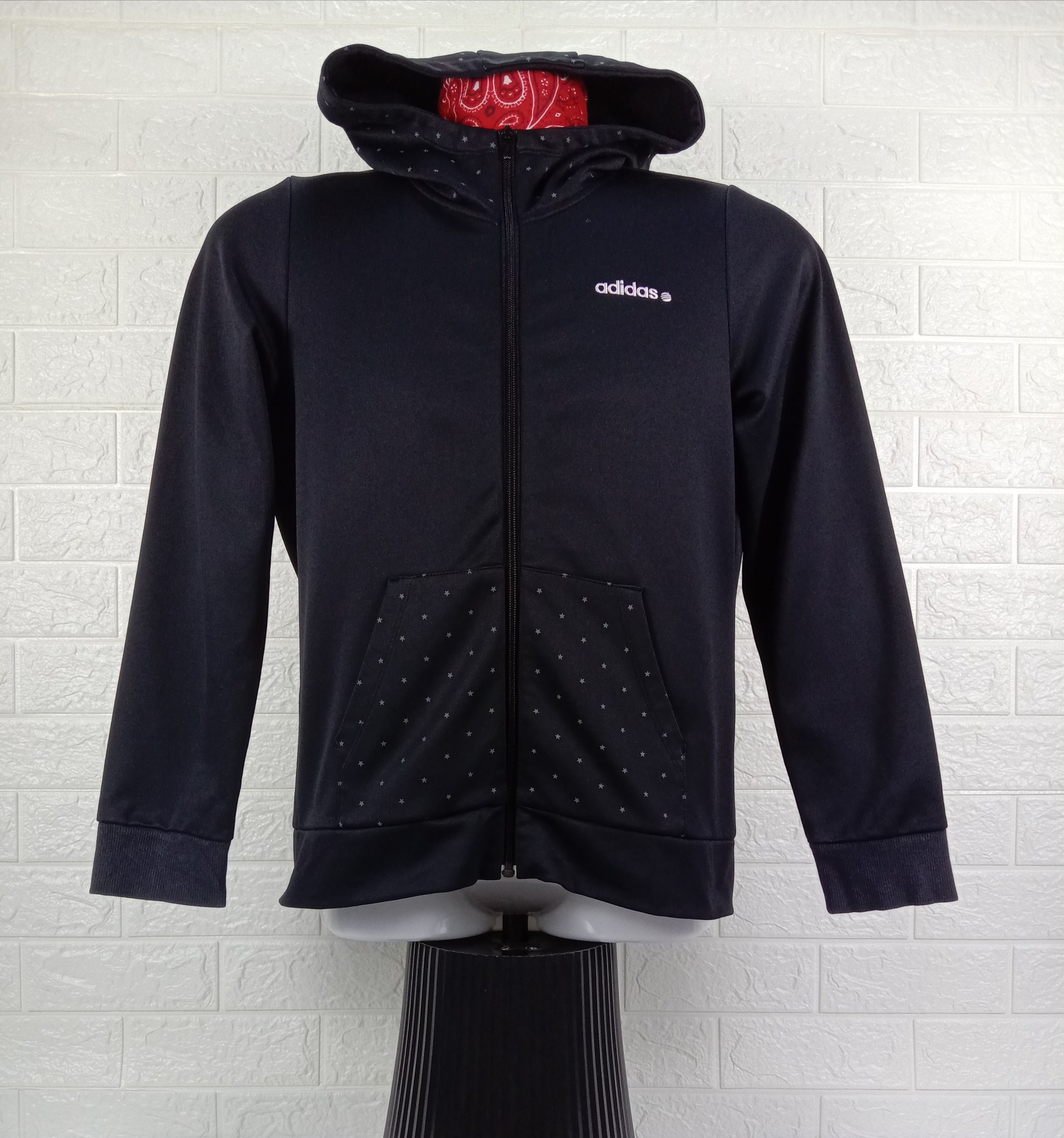 image of Adidas Neo Hoodie Sweater in Black, Women's (Size Medium)
