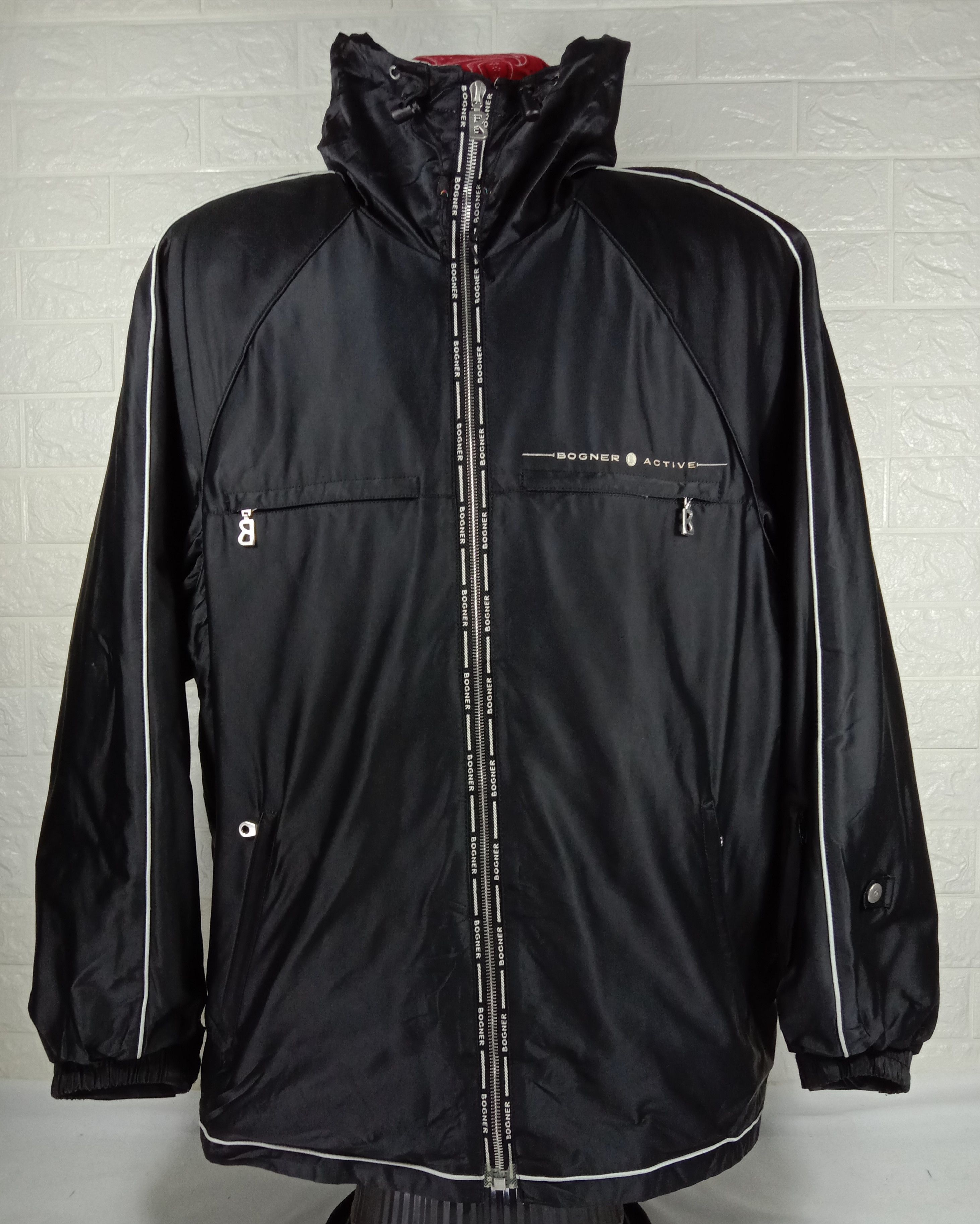 Bogner Vintage Bogner Black Winter Ski / Snowboard Hoodie Jacket Size US XL / EU 56 / 4 - 2 Thumbnail