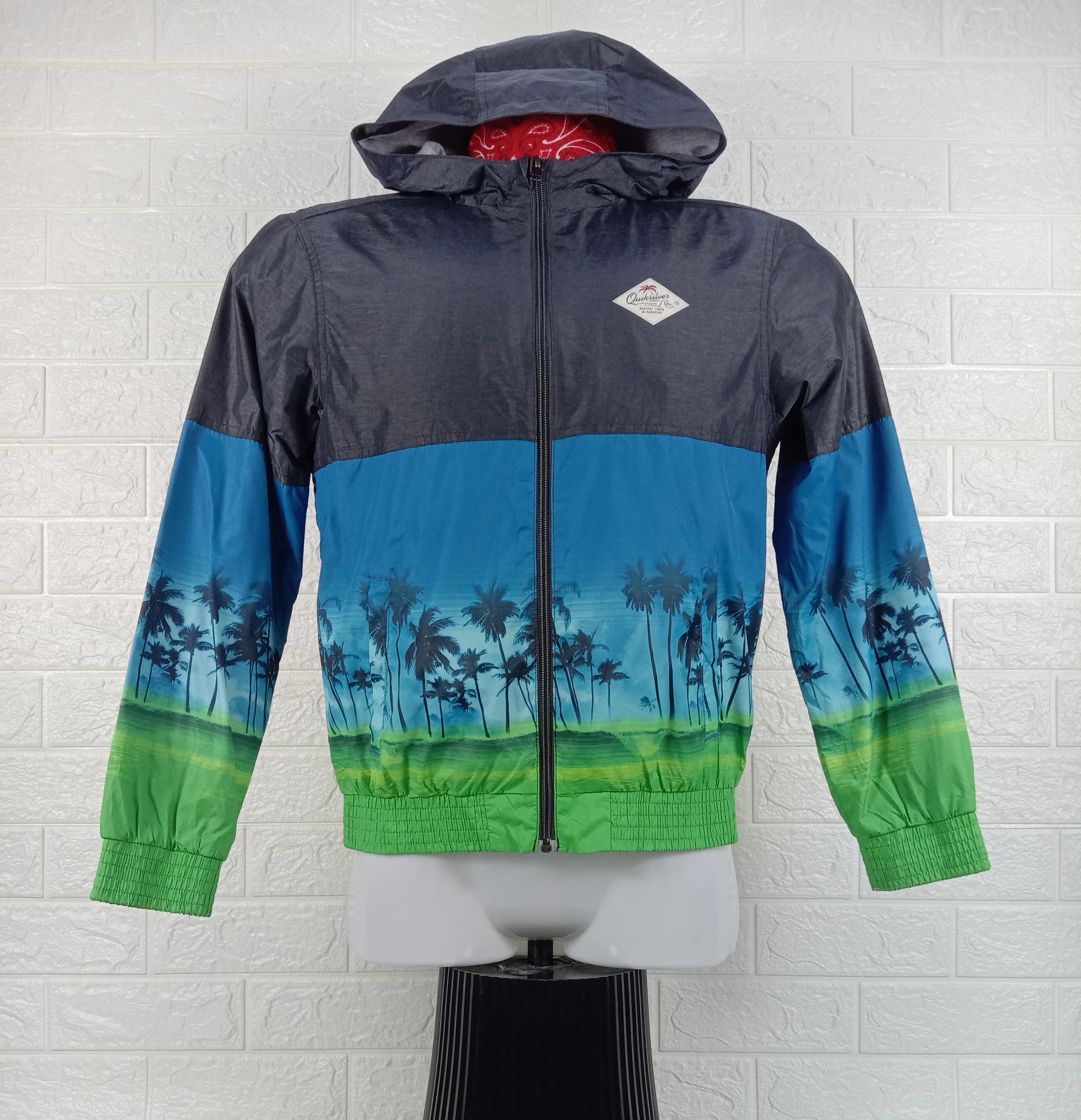 Quiksilver Quiksilver Beach Panoramic Design Hoodie Jacket Size US S / EU 44-46 / 1 - 1 Thumbnail
