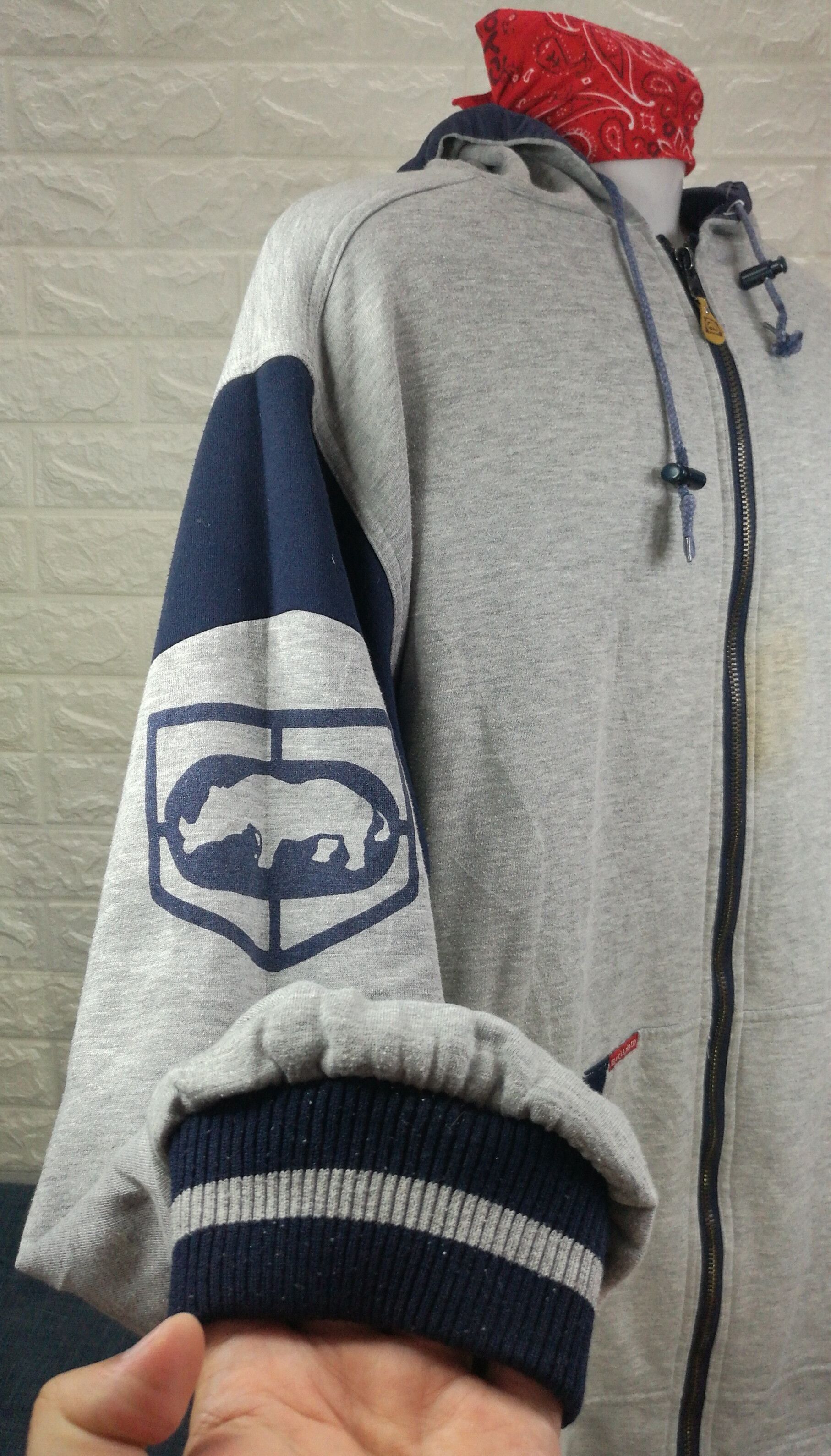Ecko Unltd. Vintage Ecko Unltd Reversible Hoodie Big Logo Jacket Size US XXL / EU 58 / 5 - 3 Thumbnail