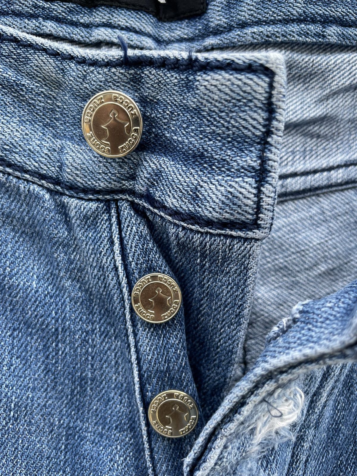 CABANE de ZUCCa Zucca Distressed Denim Jeans Made In Japan Size US 30 / EU 46 - 10 Thumbnail