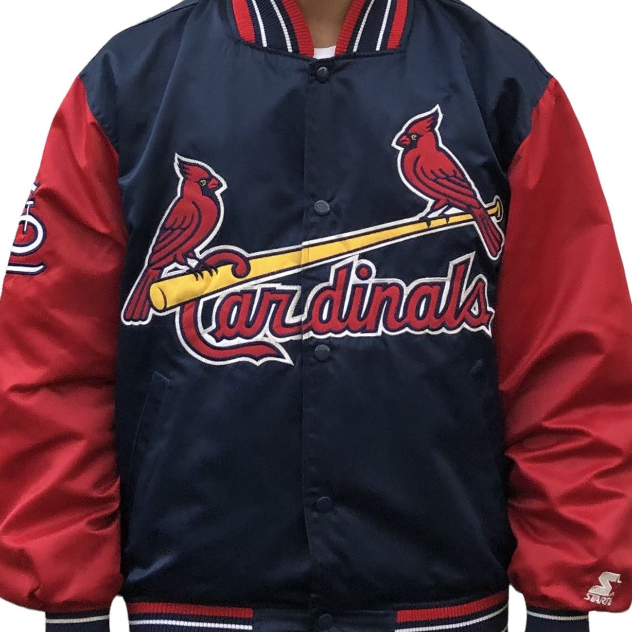 Starter Vintage Starter ST. Louis Cardinals Baseball Varsity Jacket Size US M / EU 48-50 / 2 - 3 Thumbnail