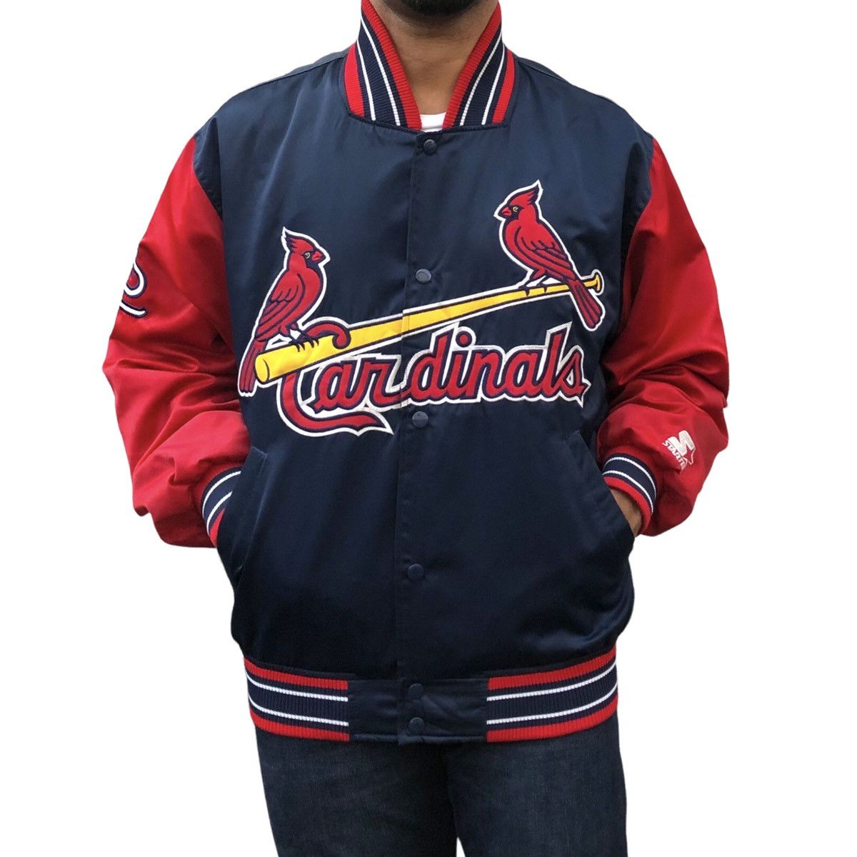 Vintage Starter ST. Louis Cardinals Baseball Varsity Jacket