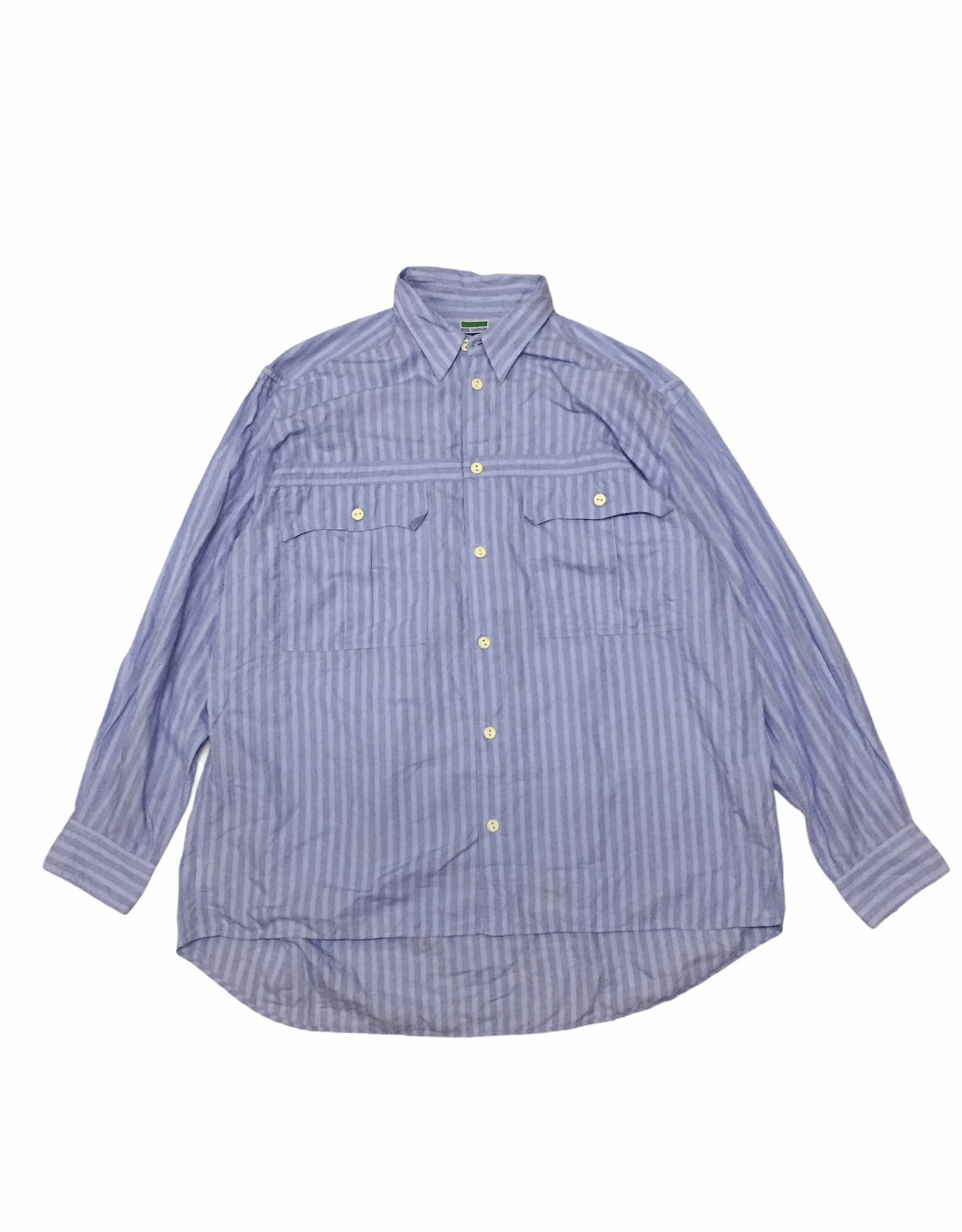 Nigel Cabourn 90's Nigel Cabourn Blue stripe Size US XL / EU 56 / 4 - 1 Thumbnail