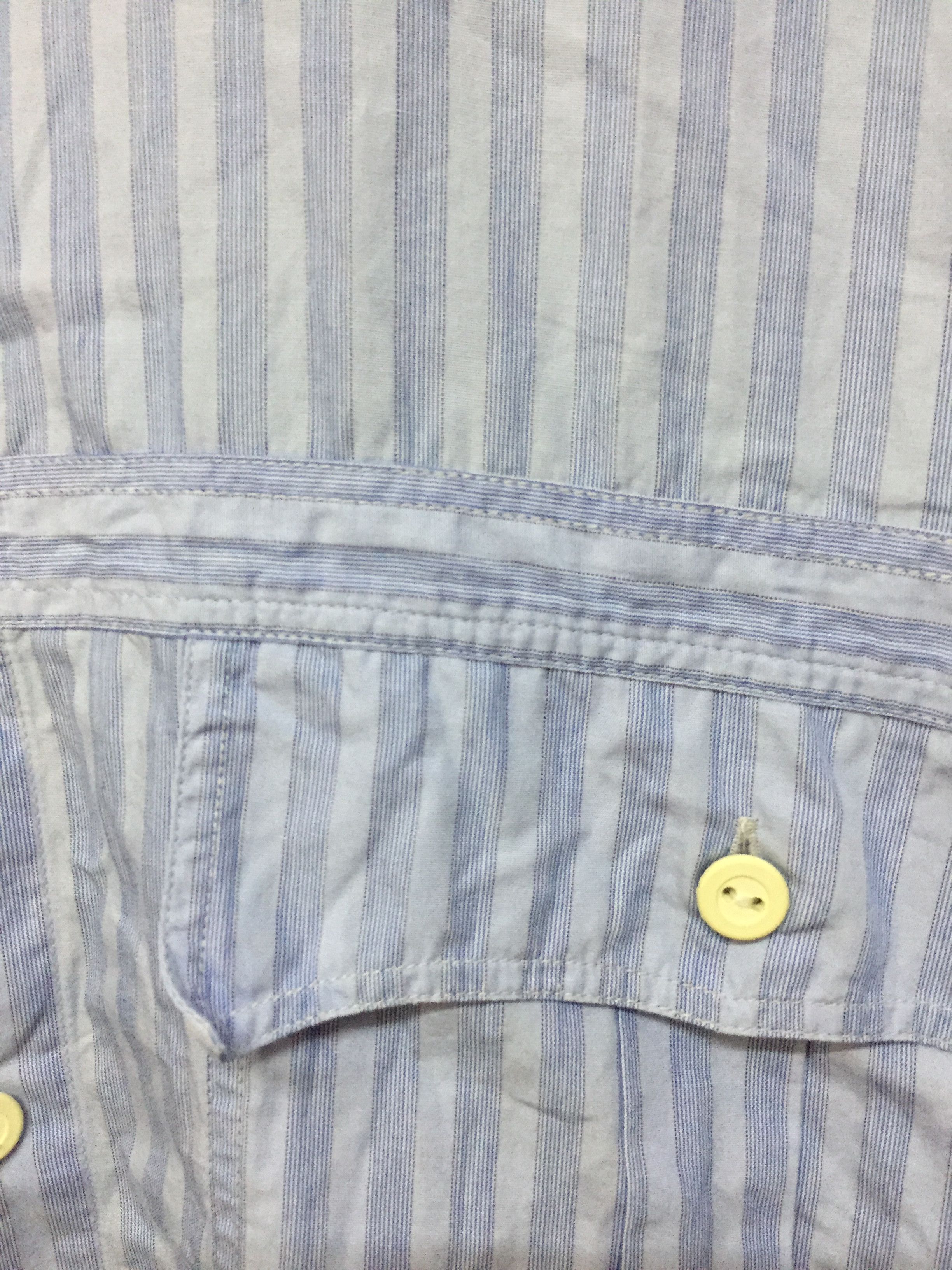 Nigel Cabourn 90's Nigel Cabourn Blue stripe Size US XL / EU 56 / 4 - 7 Thumbnail