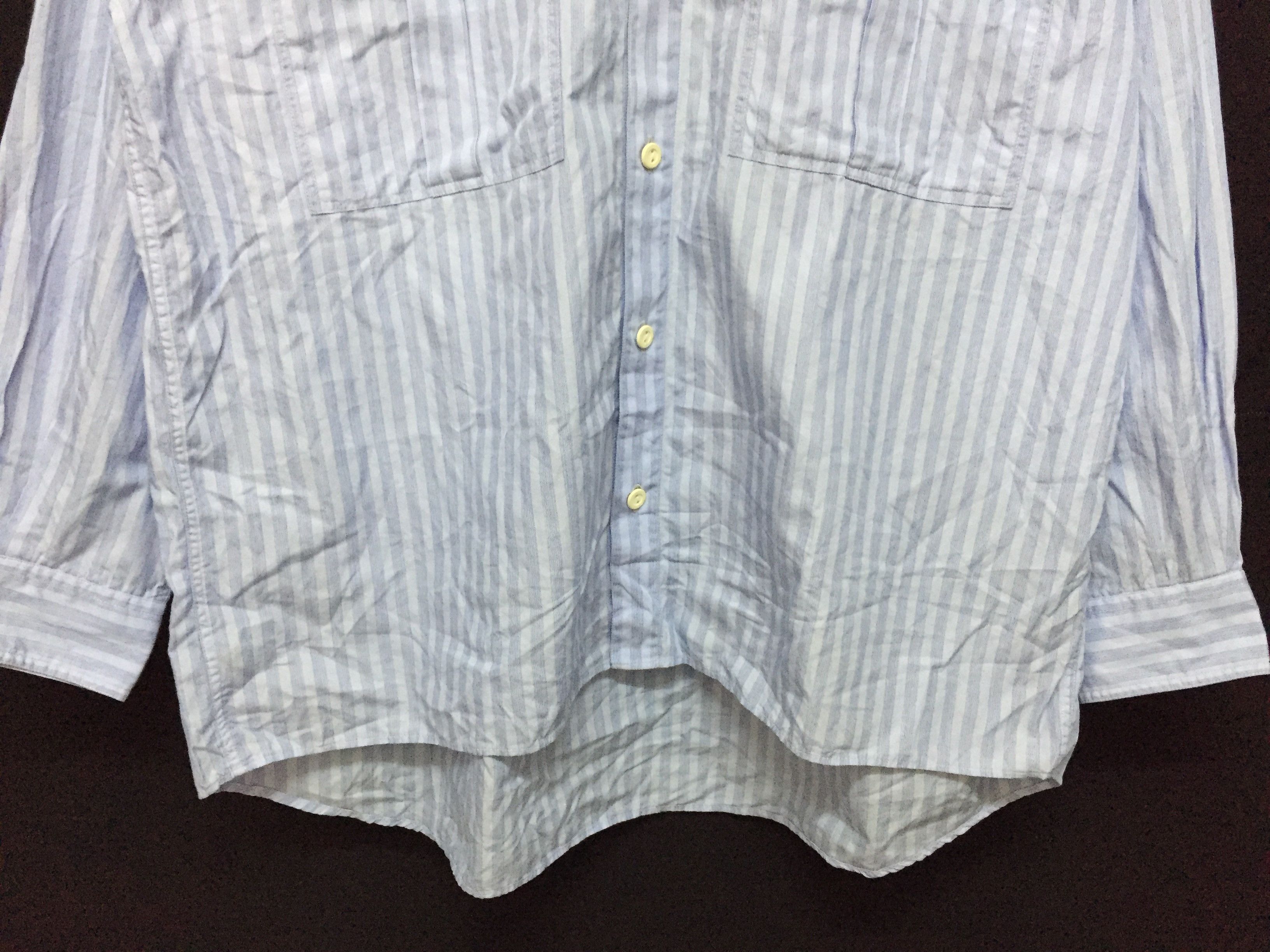 Nigel Cabourn 90's Nigel Cabourn Blue stripe Size US XL / EU 56 / 4 - 4 Thumbnail