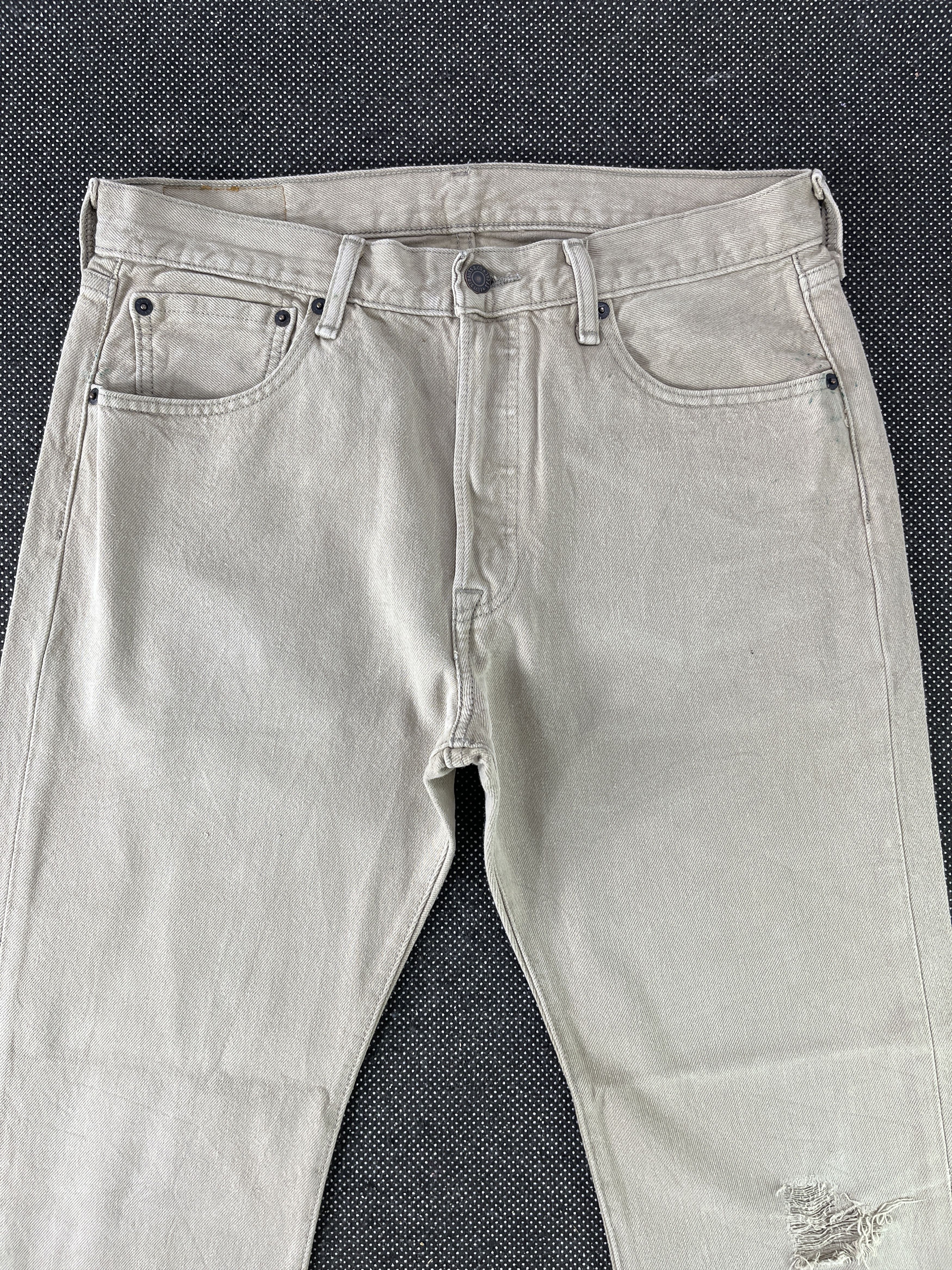 Levi's Vintage Levis 501 Distressed Jeans - J272 Size US 33 - 3 Thumbnail
