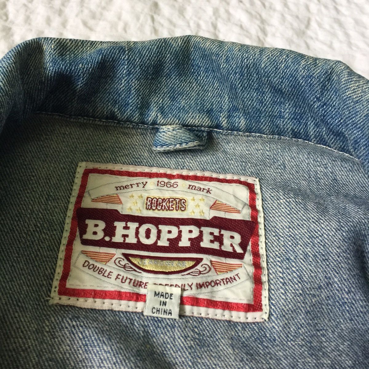 Other Rare design B.hopper denim jacket Size US L / EU 52-54 / 3 - 11 Thumbnail
