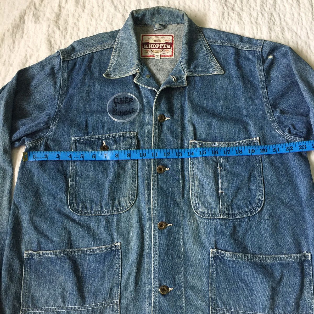 Other Rare design B.hopper denim jacket Size US L / EU 52-54 / 3 - 14 Thumbnail
