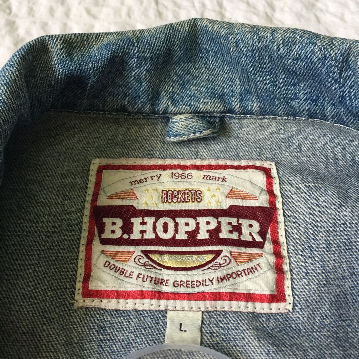 Other Rare design B.hopper denim jacket Size US L / EU 52-54 / 3 - 12 Thumbnail