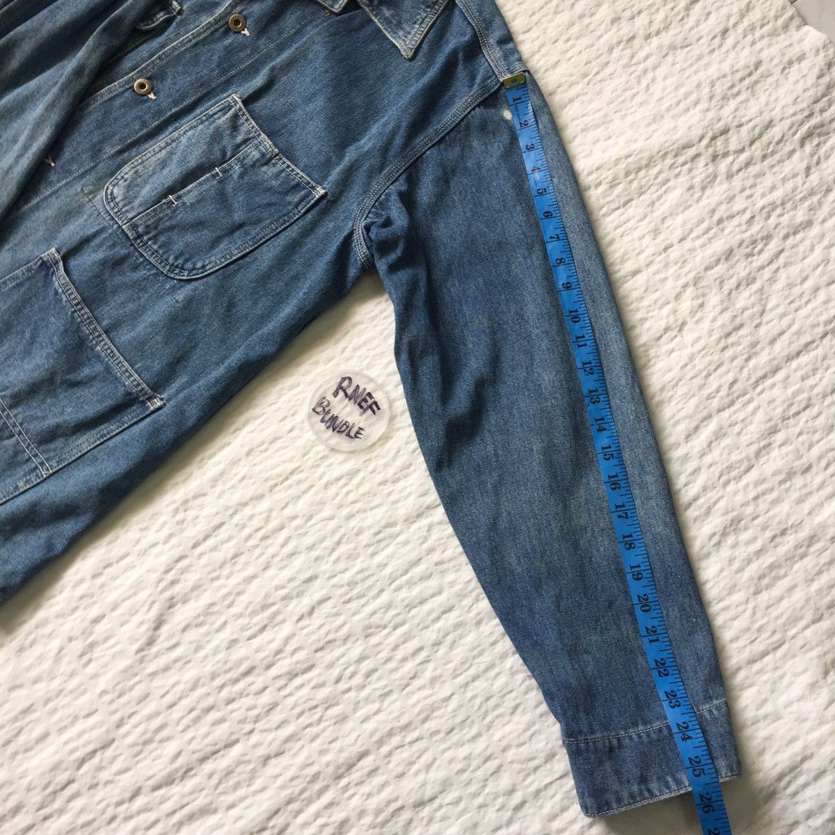 Other Rare design B.hopper denim jacket Size US L / EU 52-54 / 3 - 17 Thumbnail