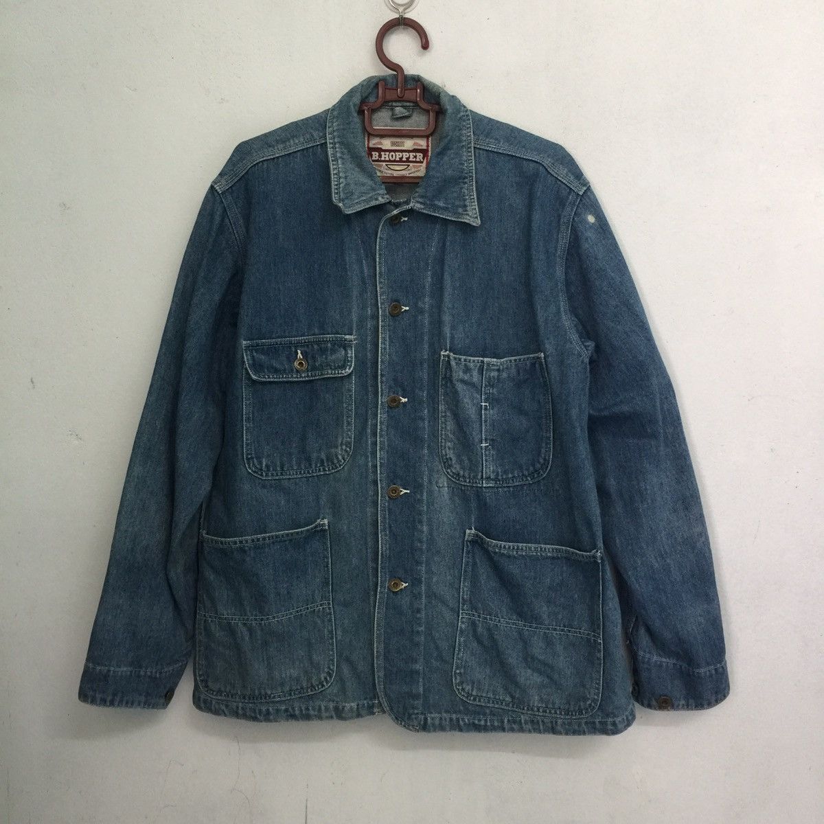 Other Rare design B.hopper denim jacket Size US L / EU 52-54 / 3 - 1 Thumbnail