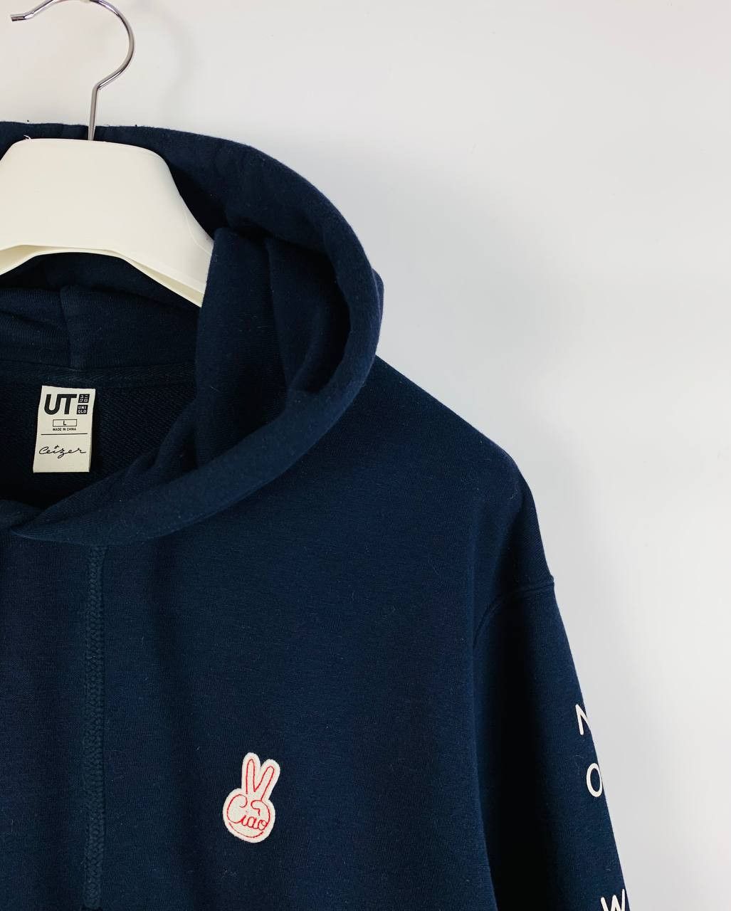 Uniqlo Uniqlo hoodie cotton blue L Size US L / EU 52-54 / 3 - 3 Thumbnail