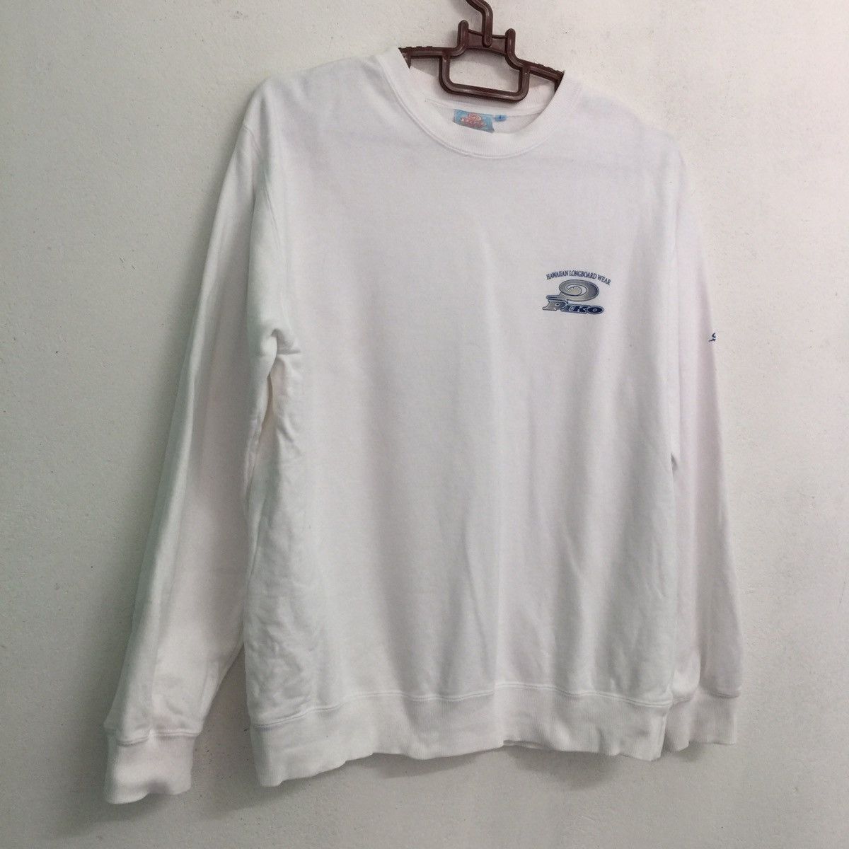 Other Piko Hawaiian Longboard Wear Big logo White Sweatshirt Size US M / EU 48-50 / 2 - 4 Thumbnail