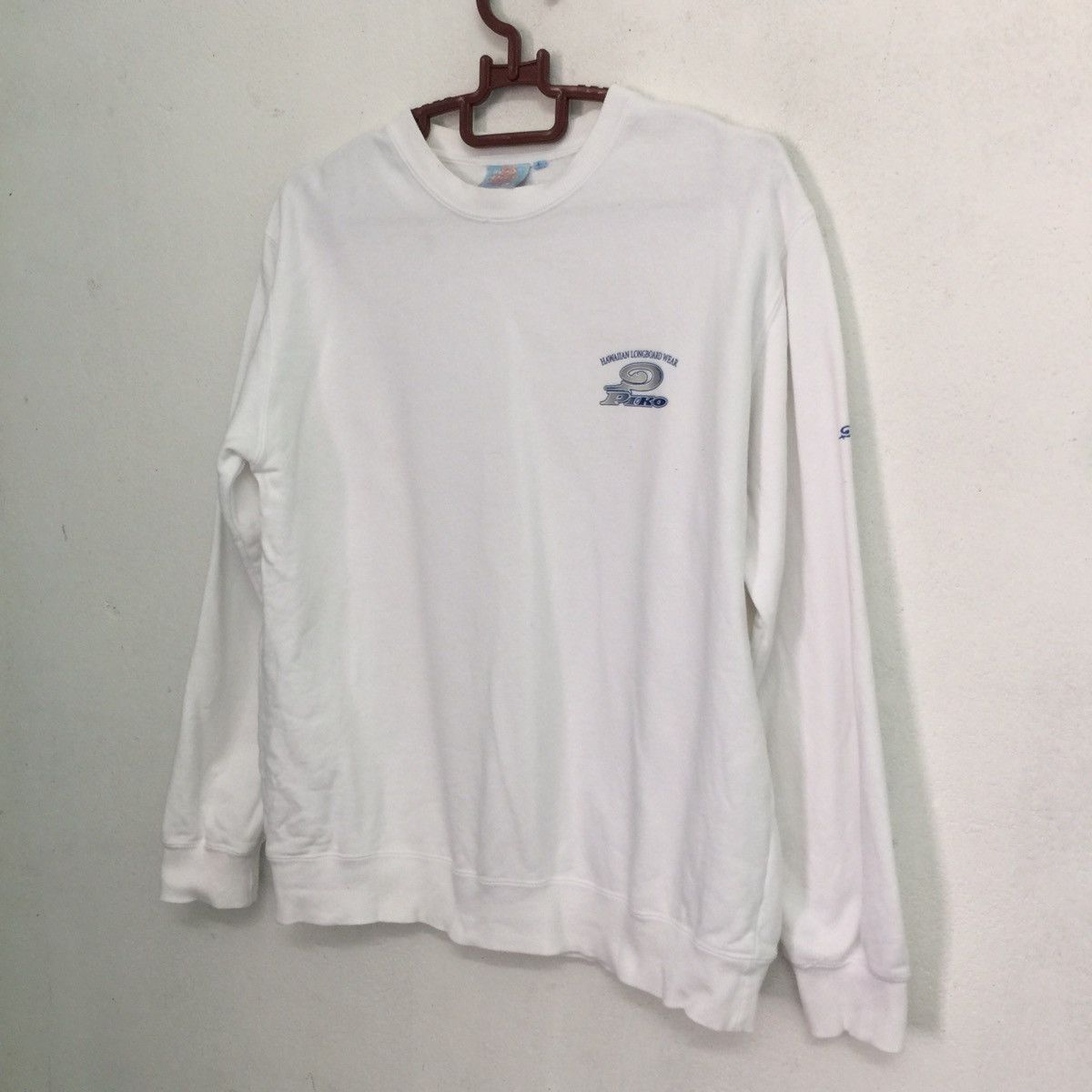 Other Piko Hawaiian Longboard Wear Big logo White Sweatshirt Size US M / EU 48-50 / 2 - 3 Thumbnail