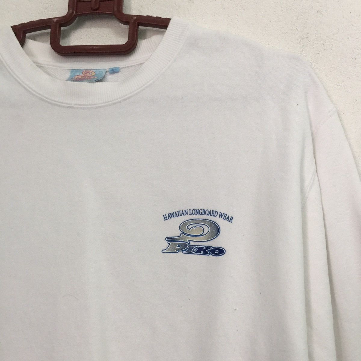 Other Piko Hawaiian Longboard Wear Big logo White Sweatshirt Size US M / EU 48-50 / 2 - 5 Thumbnail