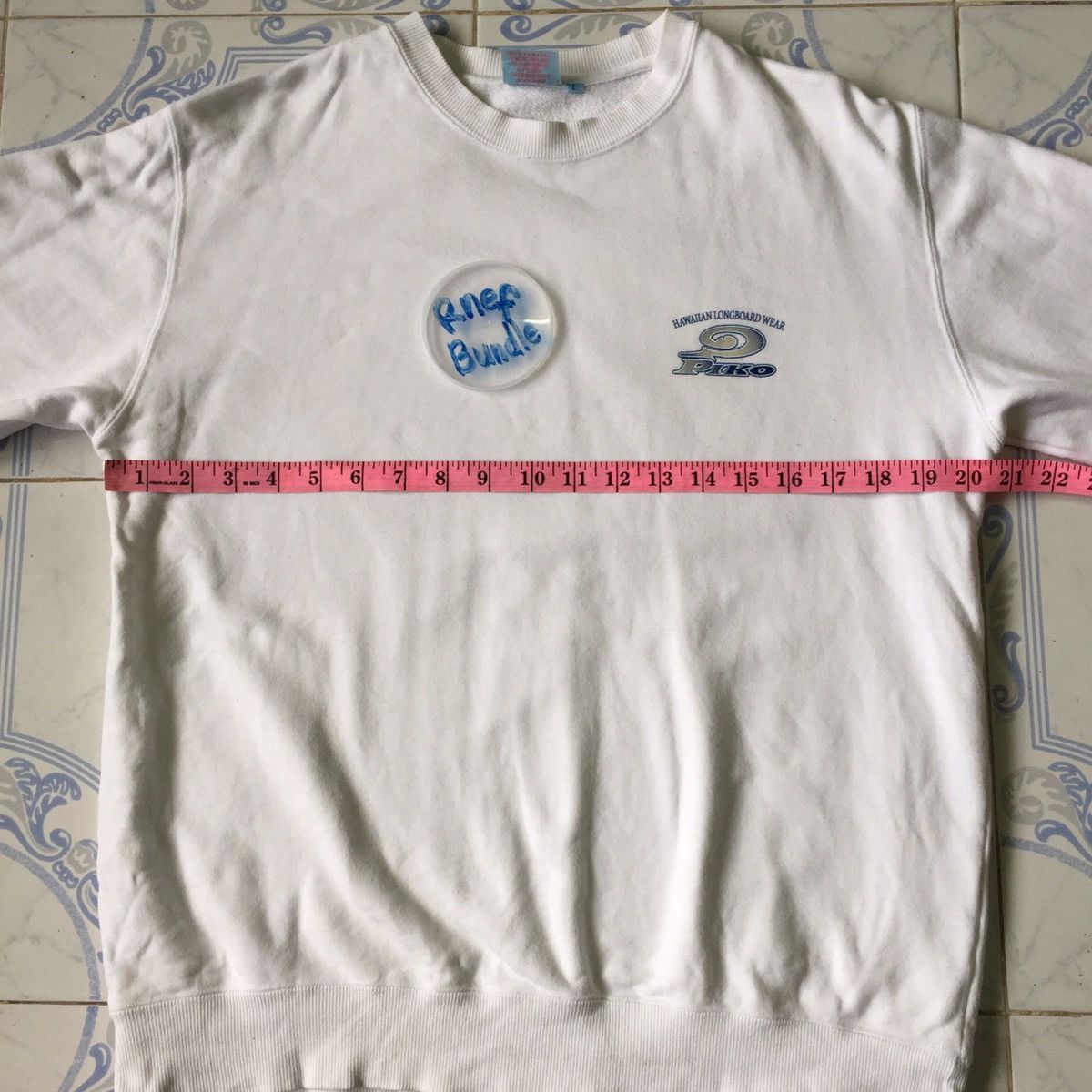 Other Piko Hawaiian Longboard Wear Big logo White Sweatshirt Size US M / EU 48-50 / 2 - 13 Thumbnail