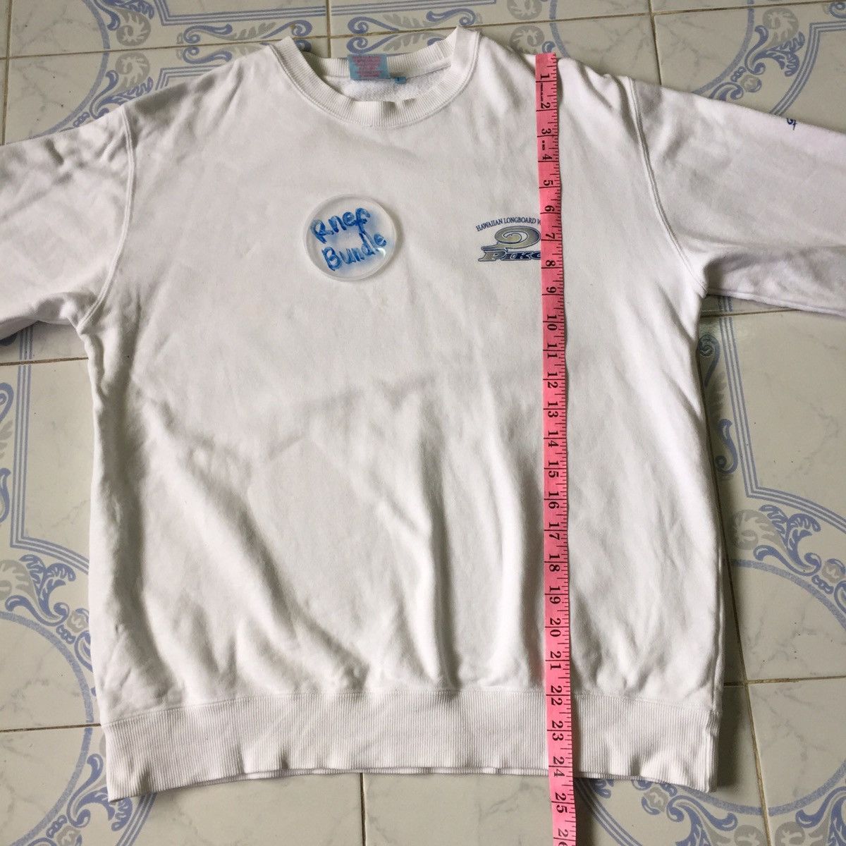 Other Piko Hawaiian Longboard Wear Big logo White Sweatshirt Size US M / EU 48-50 / 2 - 14 Thumbnail