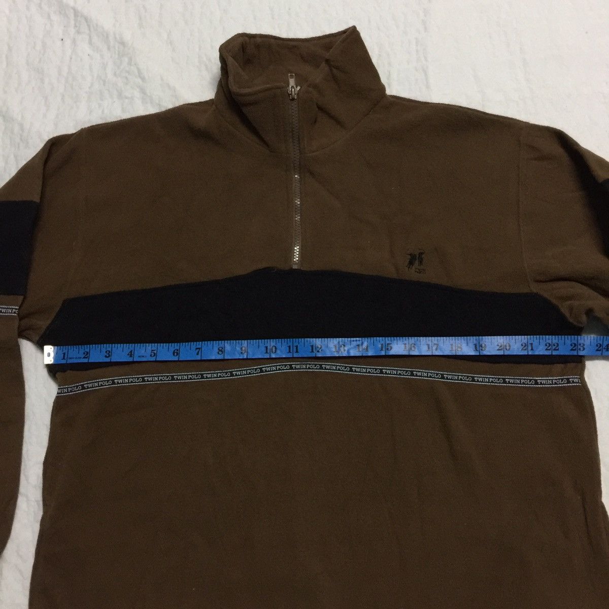Japanese Brand Twin polo sweatshirt Size US L / EU 52-54 / 3 - 16 Thumbnail