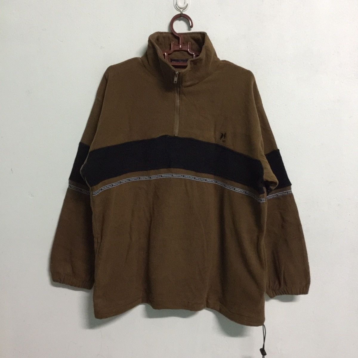 Twin polo sweatshirt