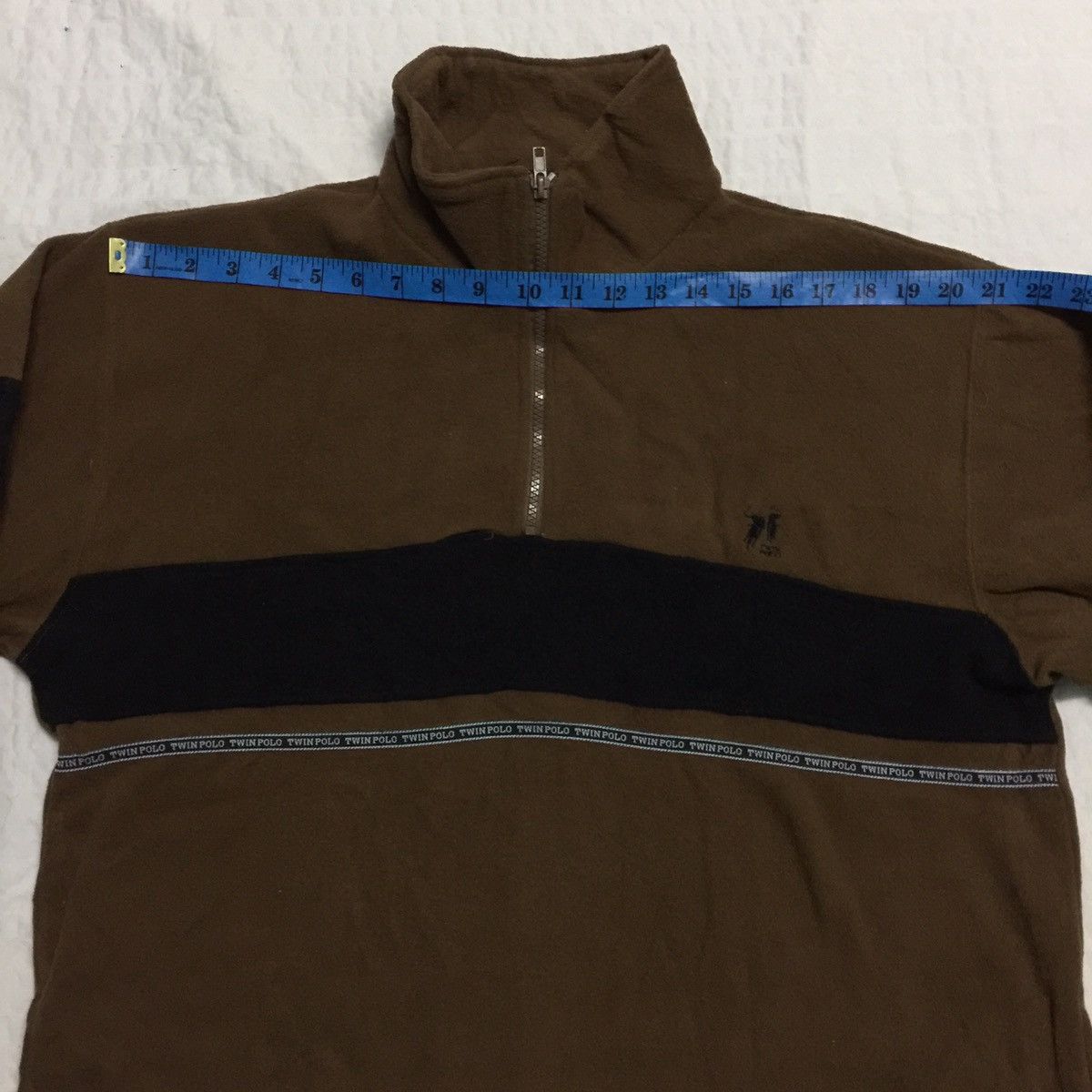 Japanese Brand Twin polo sweatshirt Size US L / EU 52-54 / 3 - 15 Thumbnail