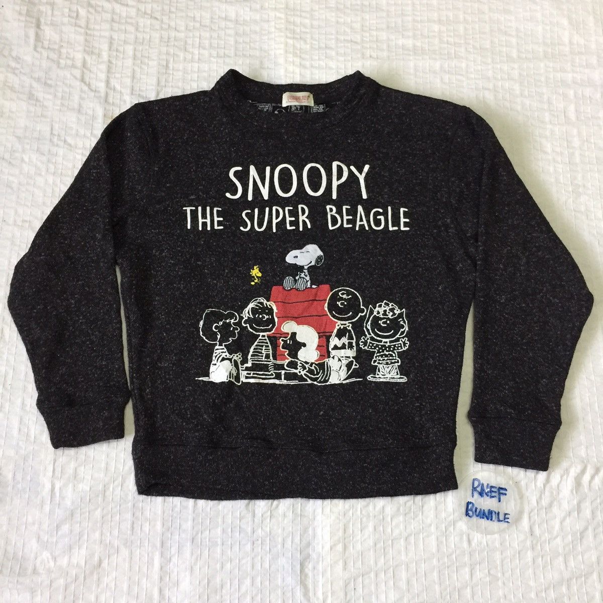 Peanuts vintage sweatshirt snoopy peanut big logo embroidered Size US M / EU 48-50 / 2 - 13 Thumbnail