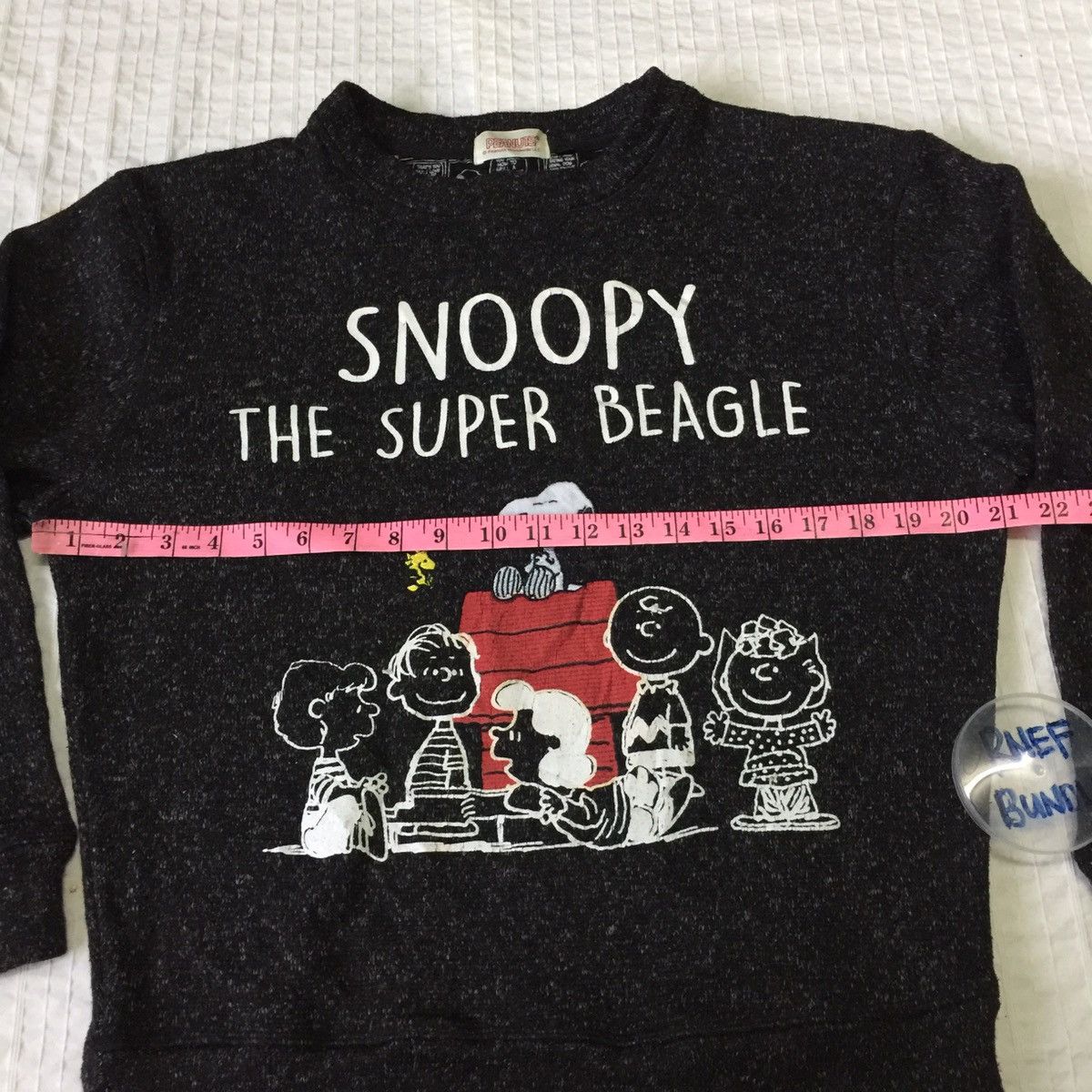 Peanuts vintage sweatshirt snoopy peanut big logo embroidered Size US M / EU 48-50 / 2 - 14 Thumbnail
