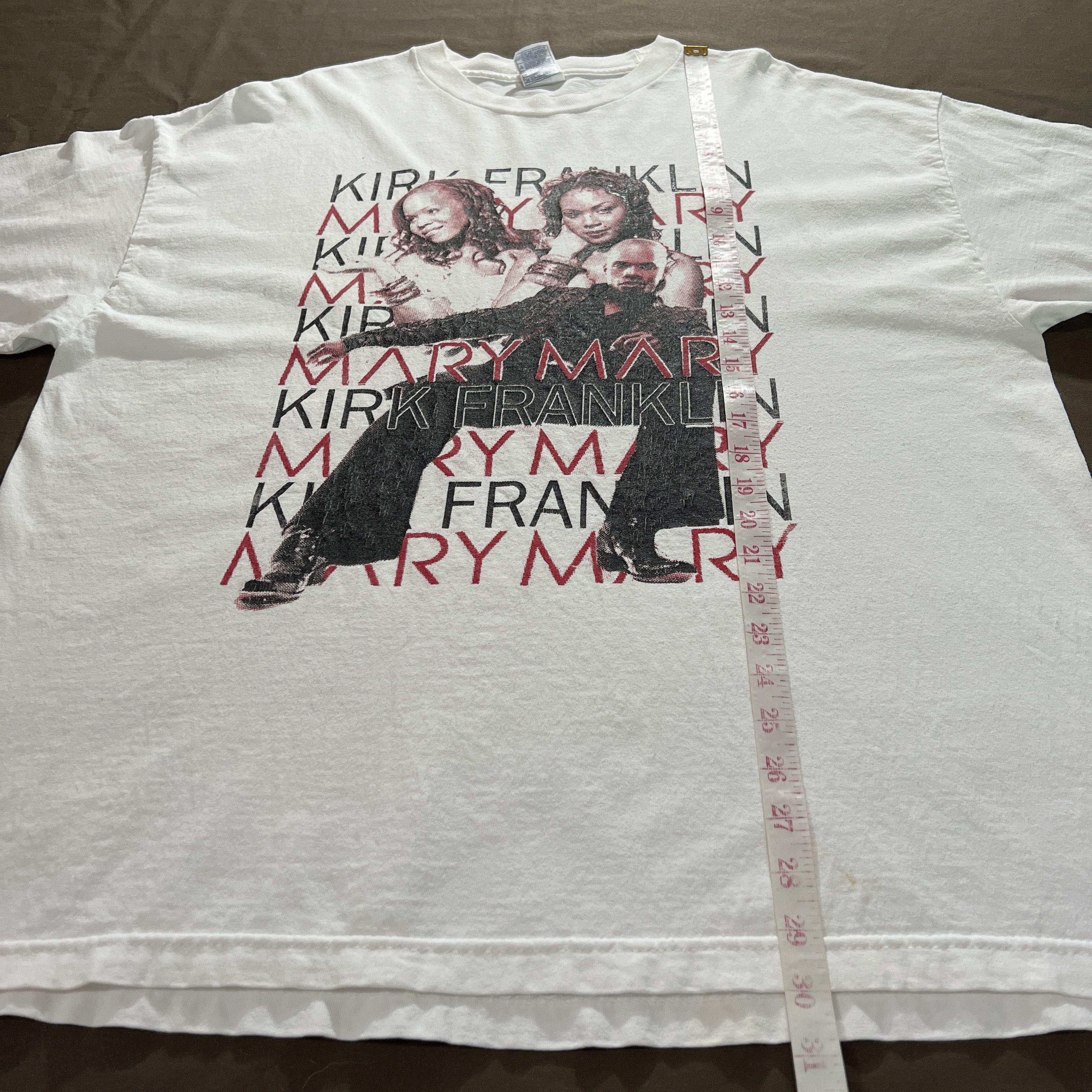 Rap Tees Vintage Y2K Kirk Franklin Mary Mary Tour Tee R&B gospel Size US XXL / EU 58 / 5 - 13 Thumbnail