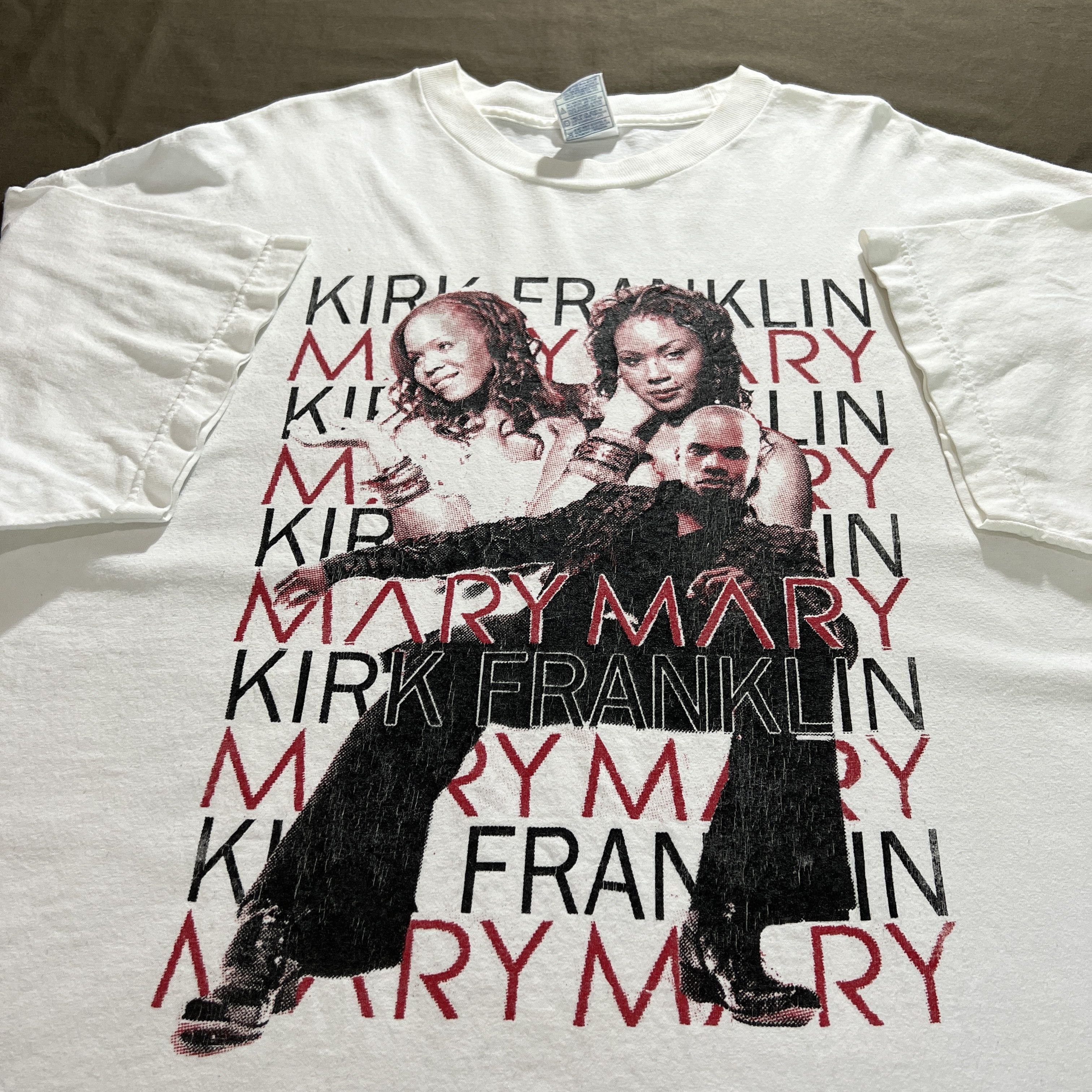Rap Tees Vintage Y2K Kirk Franklin Mary Mary Tour Tee R&B gospel Size US XXL / EU 58 / 5 - 5 Thumbnail