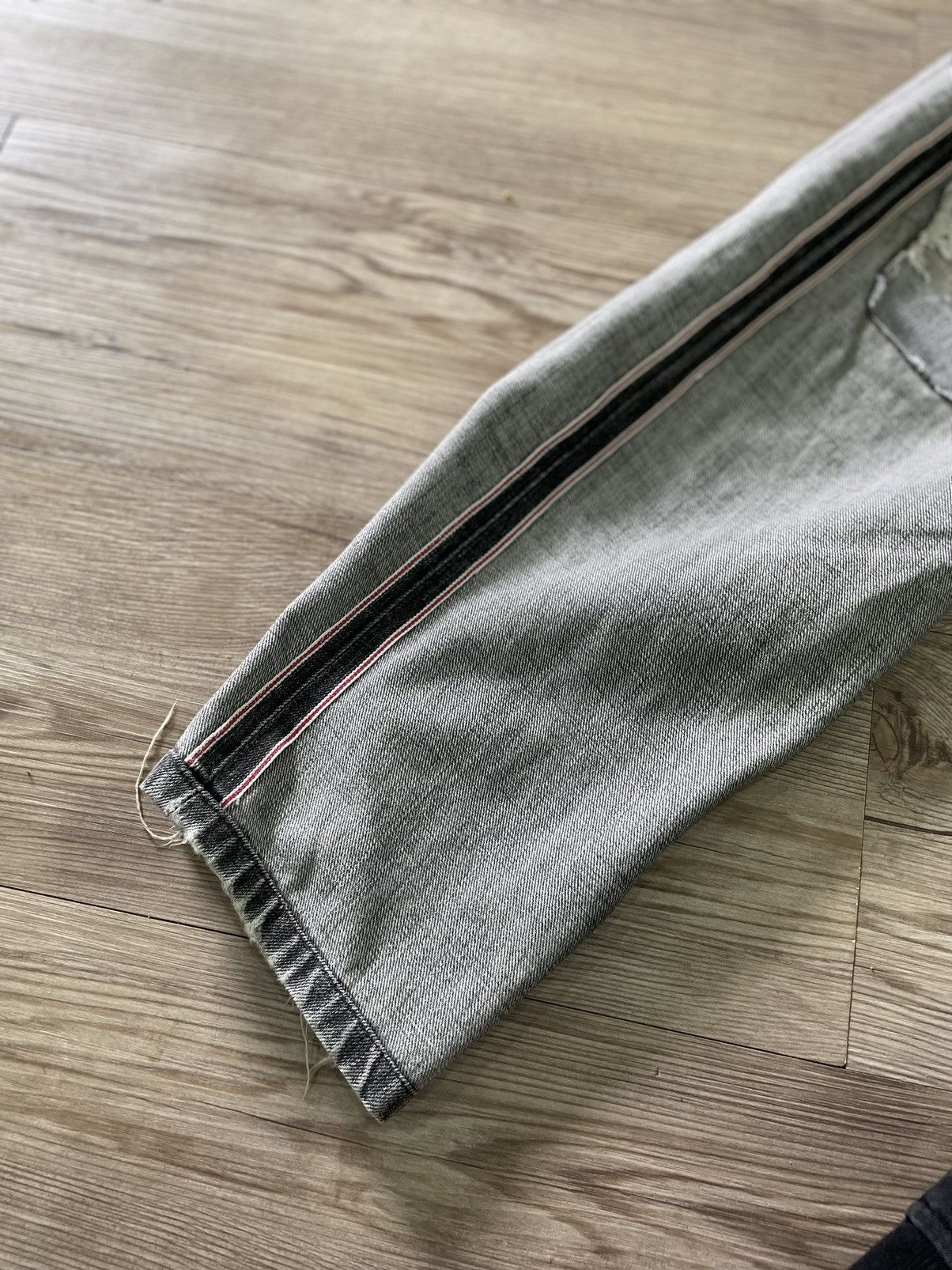 Edwin × Vintage EDWIN 505 Reconstructed Selvedge Denim Jeans Size US 31 - 20 Thumbnail