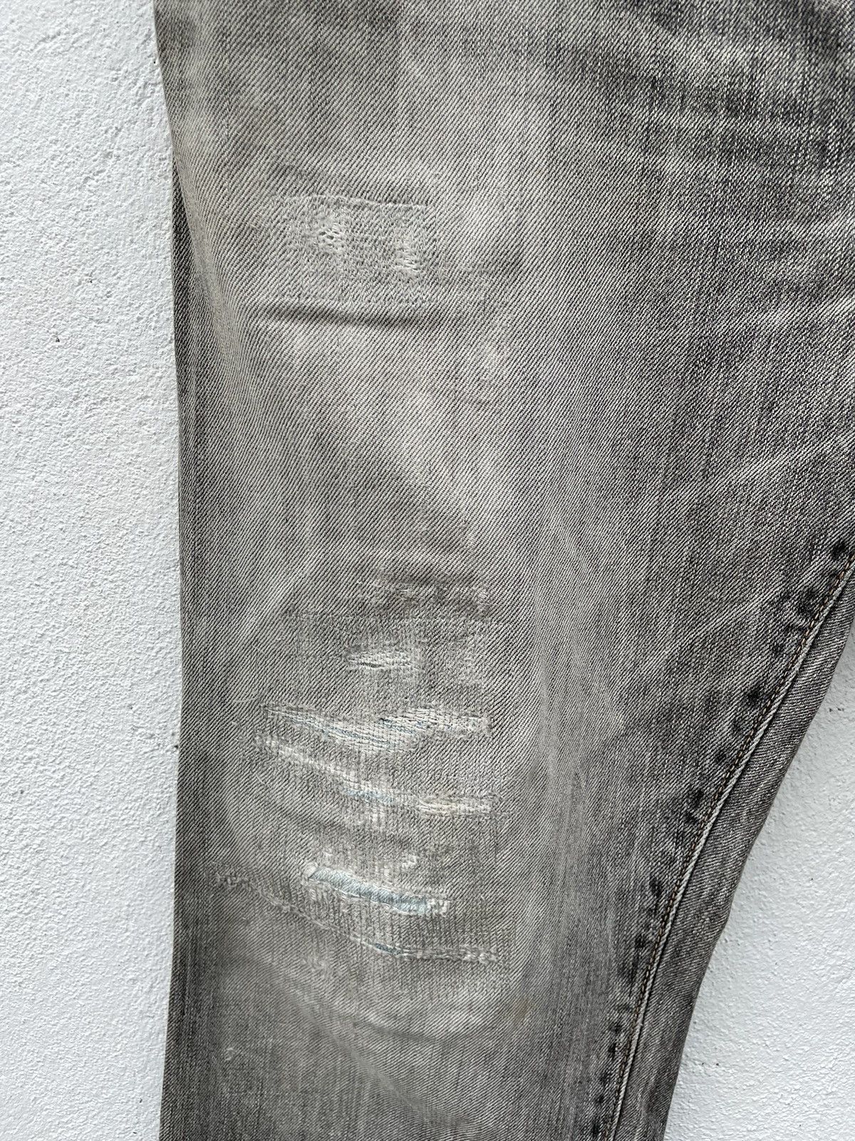 Edwin × Vintage EDWIN 505 Reconstructed Selvedge Denim Jeans Size US 31 - 6 Thumbnail