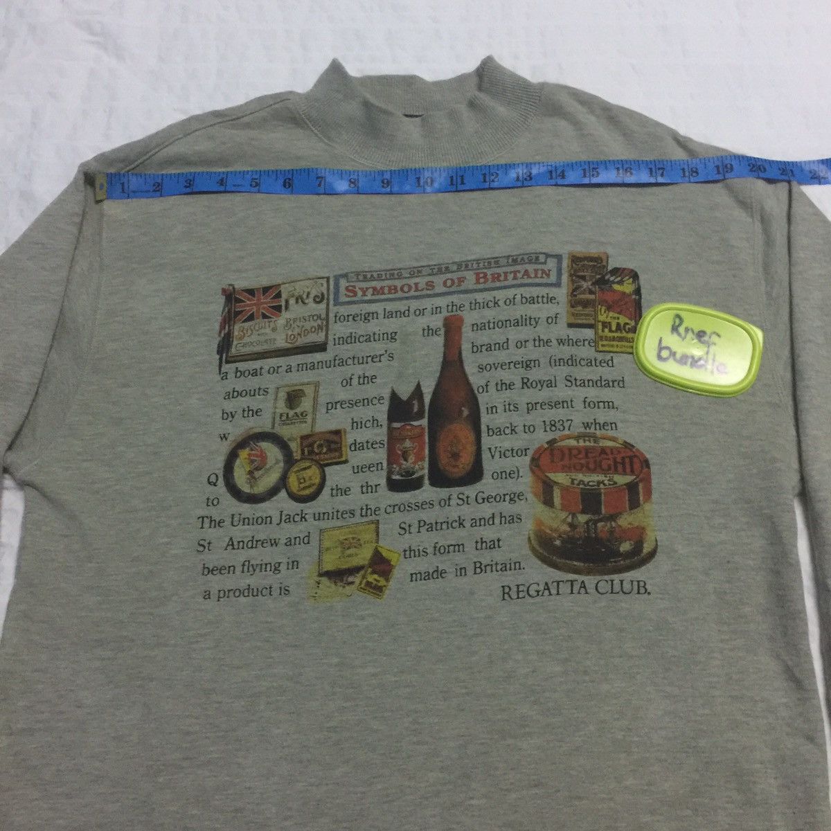 Japanese Brand Rare Regatta club symbols of Britain Sweatshirt Size US L / EU 52-54 / 3 - 14 Thumbnail