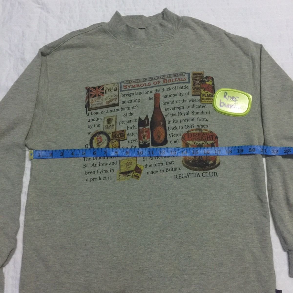 Japanese Brand Rare Regatta club symbols of Britain Sweatshirt Size US L / EU 52-54 / 3 - 15 Thumbnail