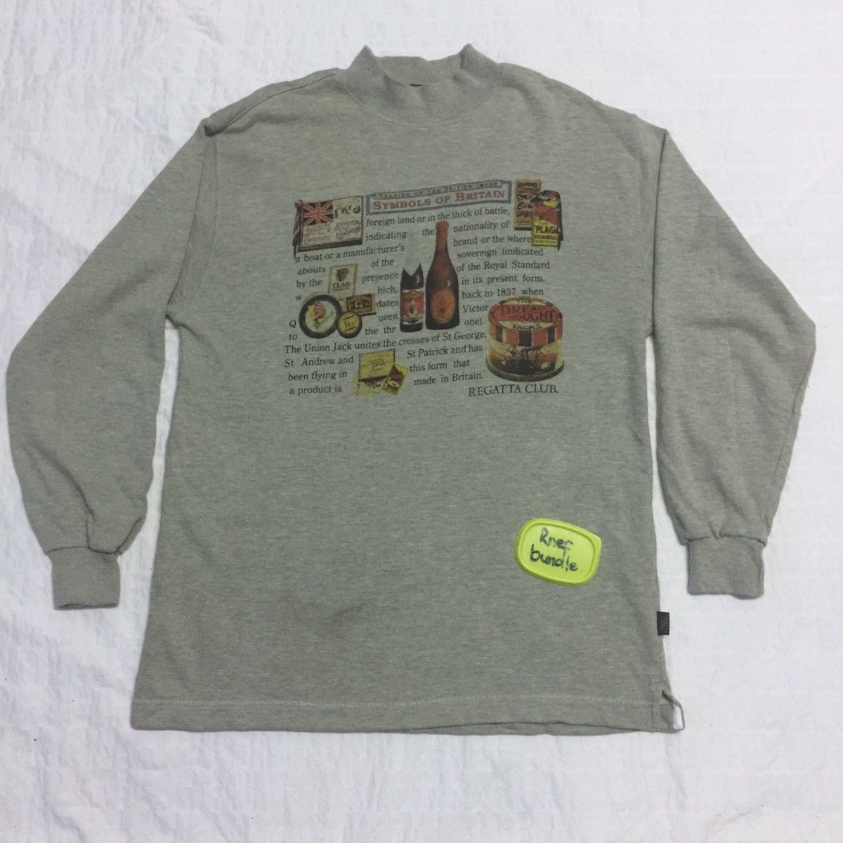 Japanese Brand Rare Regatta club symbols of Britain Sweatshirt Size US L / EU 52-54 / 3 - 13 Thumbnail
