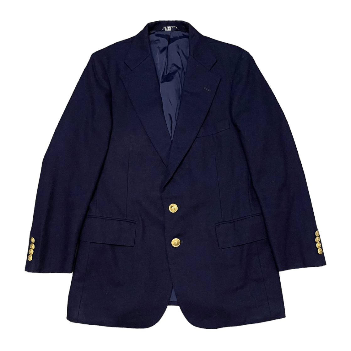 Polo Ralph Lauren Vintage Polo Ralph Lauren Gold Button Wool Blazer Size US M / EU 48-50 / 2 - 1 Thumbnail