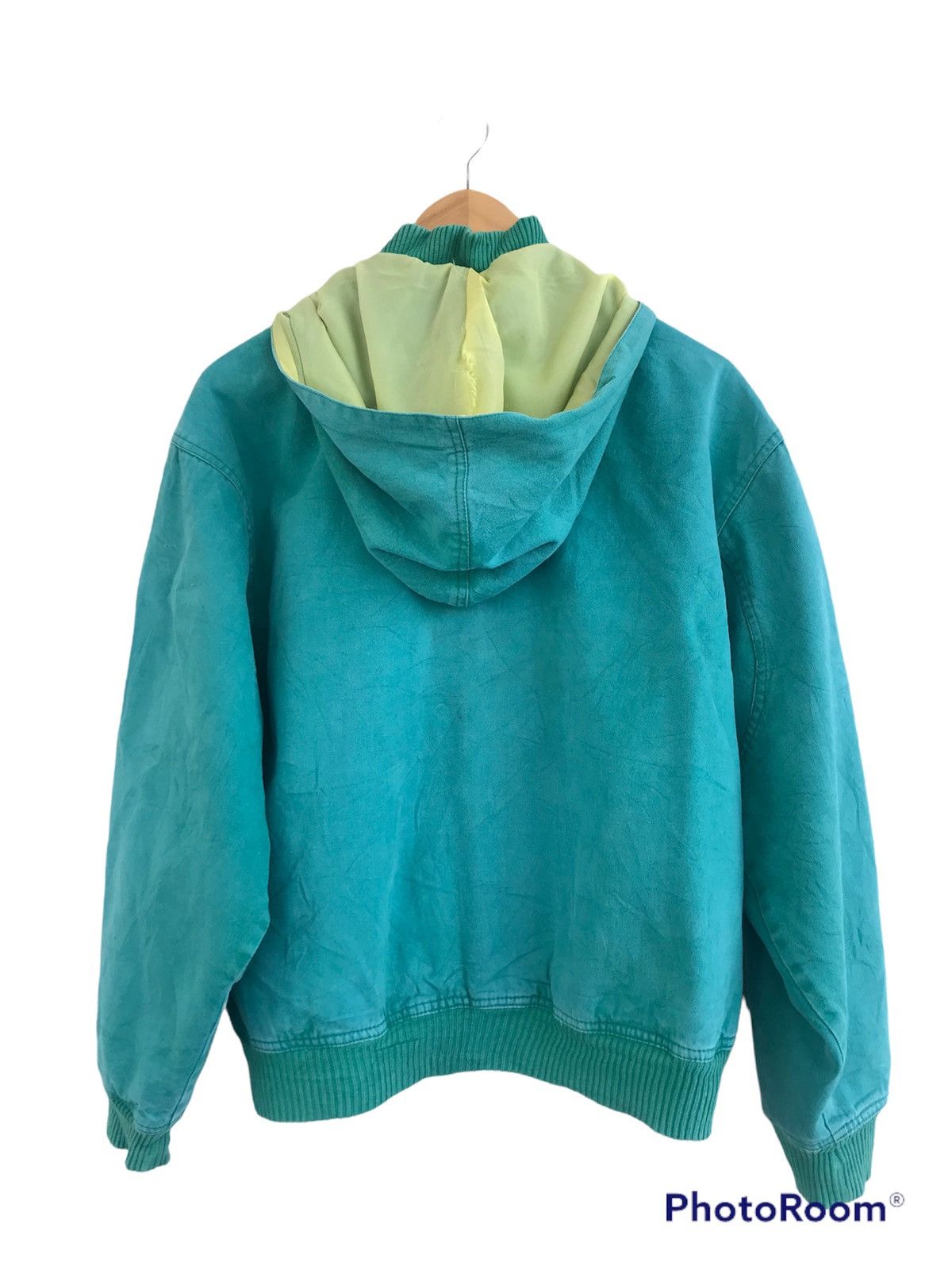 Coca Cola Vtg Coca Cola (coke) hooded bomber velvet jacket Size US M / EU 48-50 / 2 - 2 Thumbnail