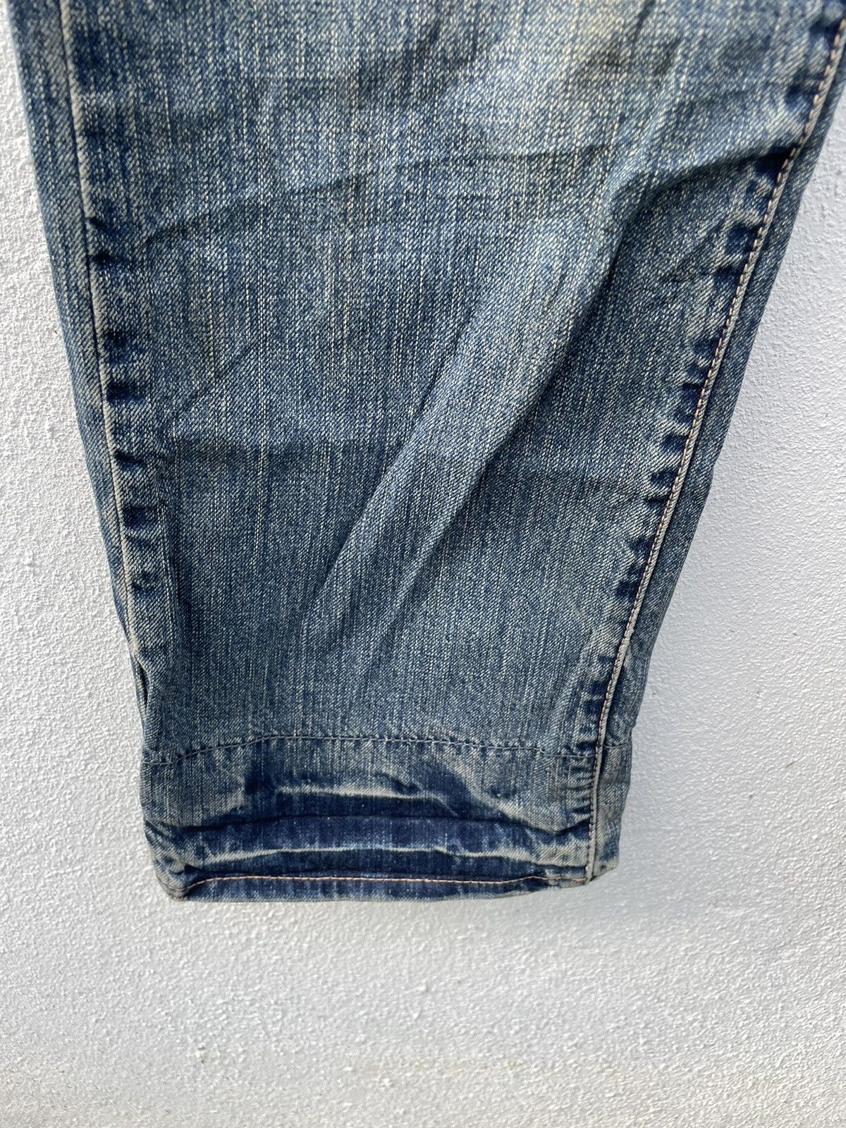 If Six Was Nine × Takeo Kikuchi Takeo Kikuchi Distressed Jeans Size US 33 - 5 Thumbnail