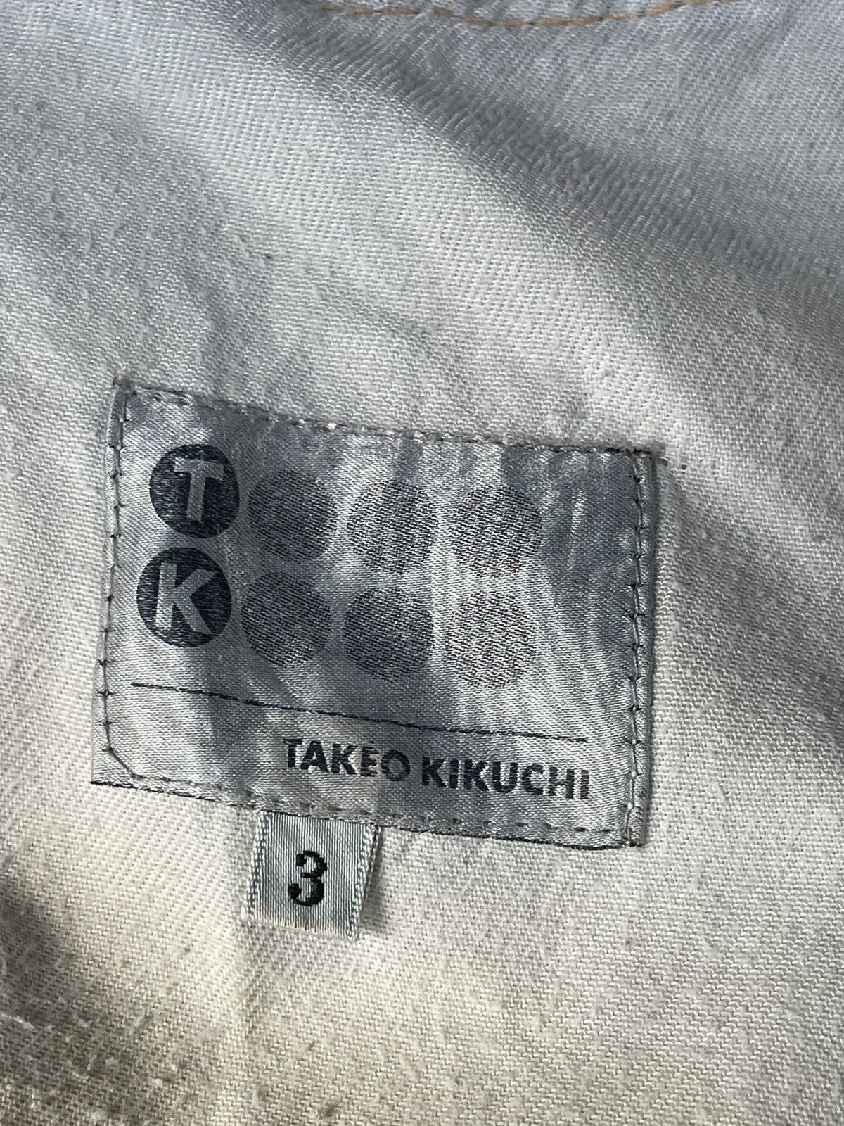 If Six Was Nine × Takeo Kikuchi Takeo Kikuchi Distressed Jeans Size US 33 - 14 Thumbnail