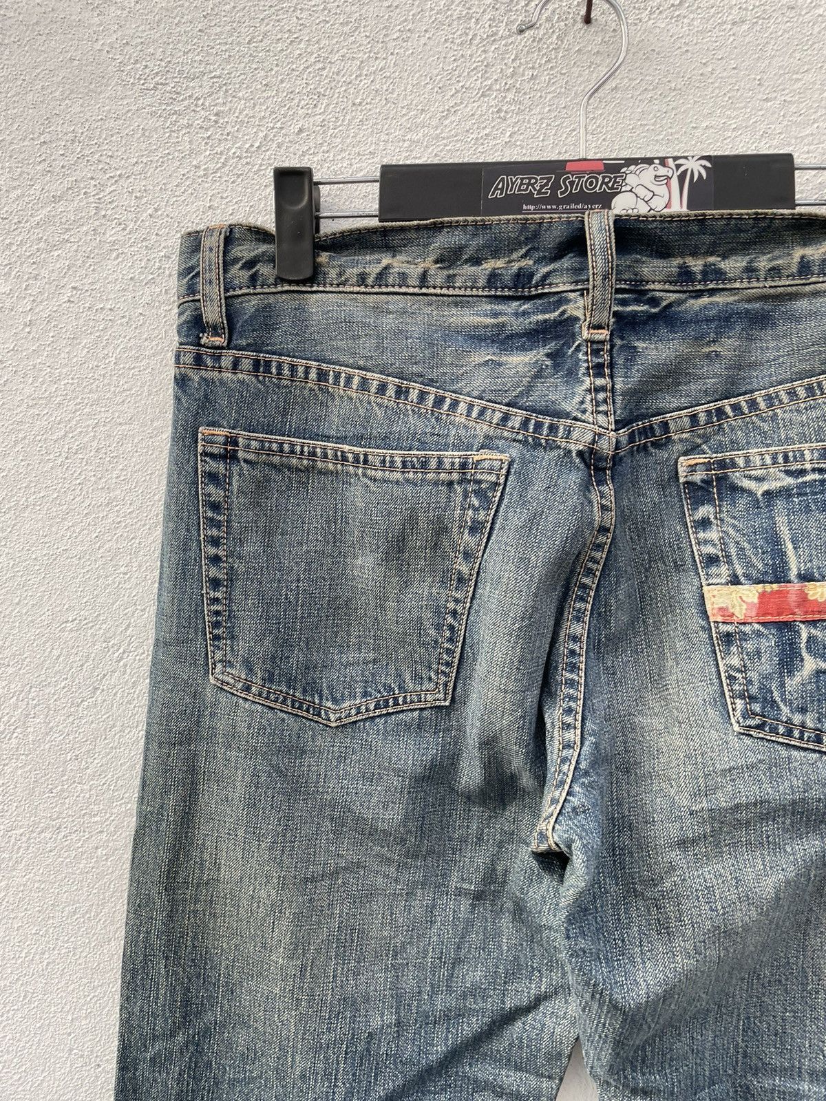 If Six Was Nine × Takeo Kikuchi Takeo Kikuchi Distressed Jeans Size US 33 - 9 Thumbnail