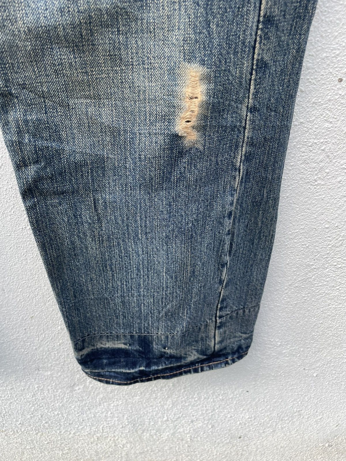 If Six Was Nine × Takeo Kikuchi Takeo Kikuchi Distressed Jeans Size US 33 - 6 Thumbnail