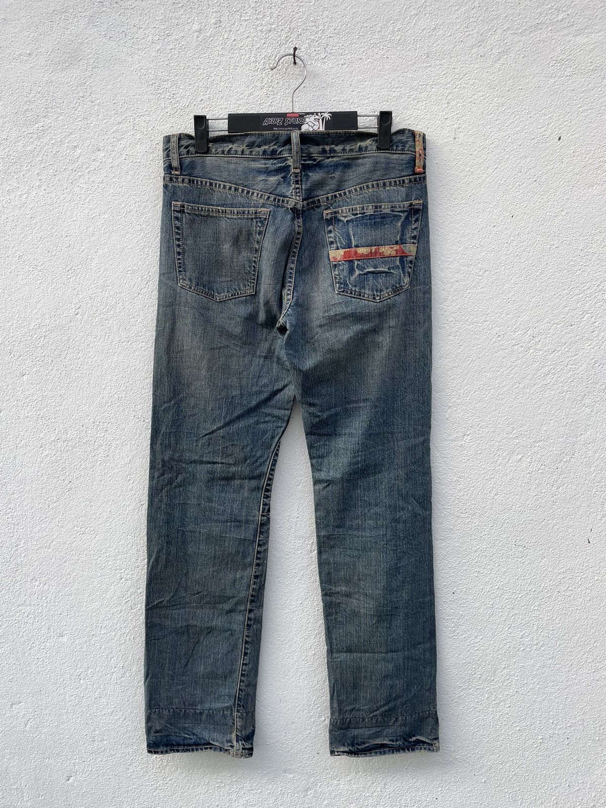 If Six Was Nine × Takeo Kikuchi Takeo Kikuchi Distressed Jeans Size US 33 - 7 Thumbnail