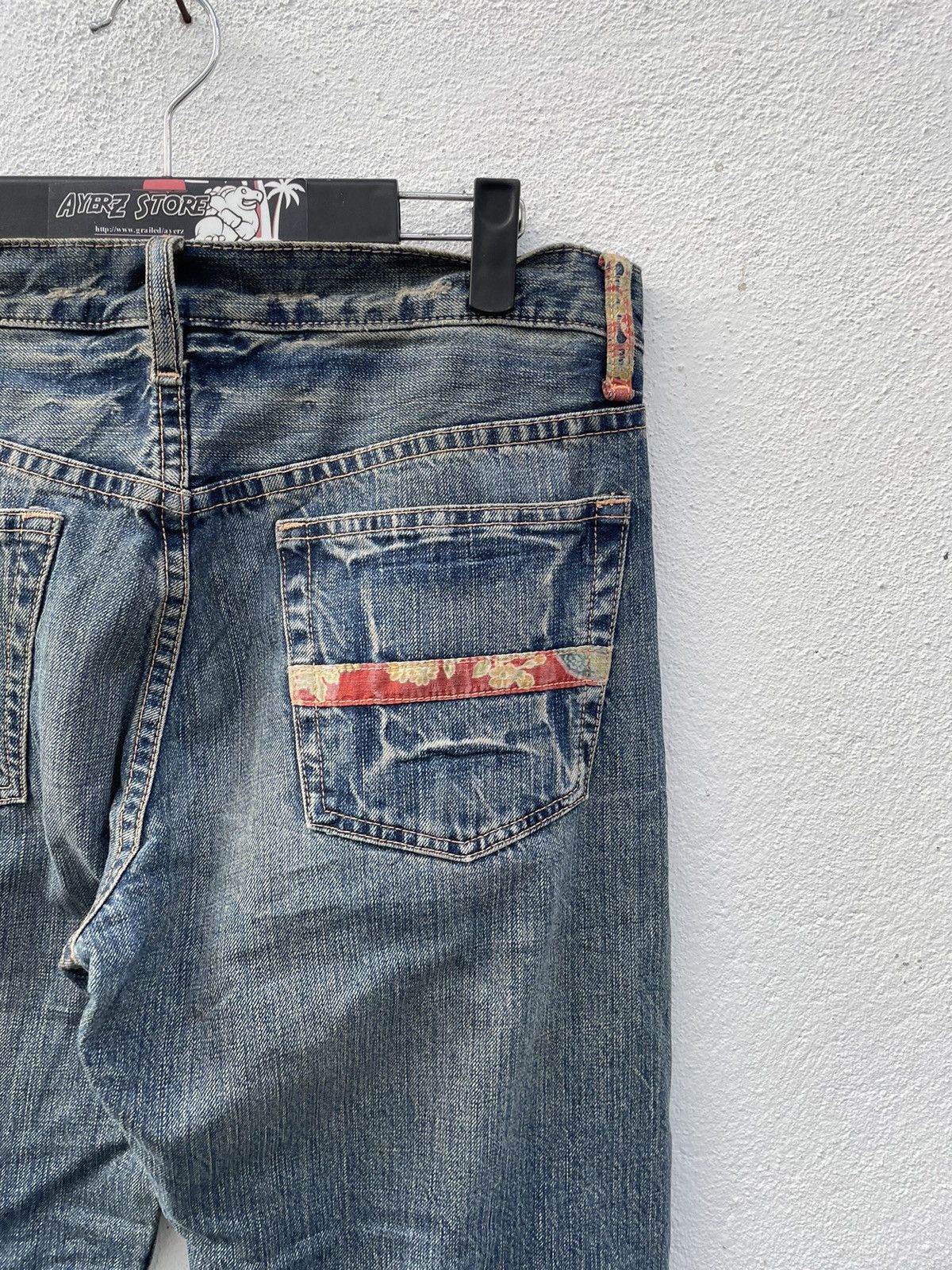 If Six Was Nine × Takeo Kikuchi Takeo Kikuchi Distressed Jeans Size US 33 - 8 Thumbnail