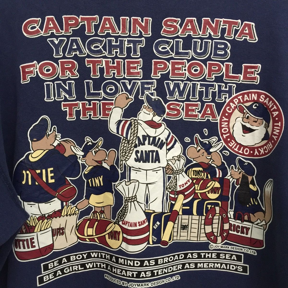 Vintage Captain santa double side print sweatshirt made in Japan Size US L / EU 52-54 / 3 - 7 Thumbnail